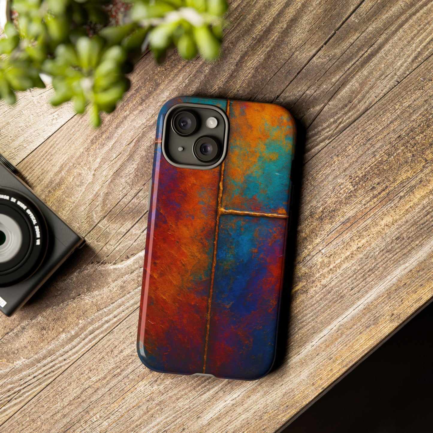 Colorful Artistic Phone Case, Tough Cases, Vibrant Phone Cover, Protective Case, Unique Gift for Art Lovers, Birthday Gift
