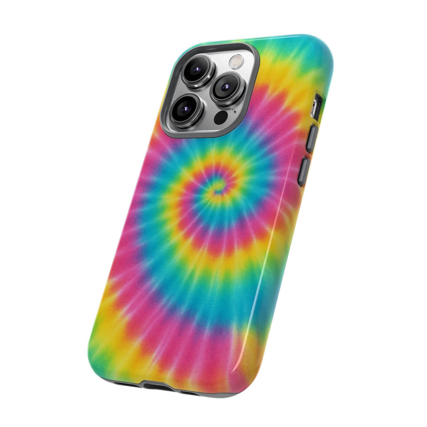 Colorful Tie-Dye Phone Case, Vibrant Phone Cover, Boho Style Accessory, Gift for Teens, Trendy Phone Accessories