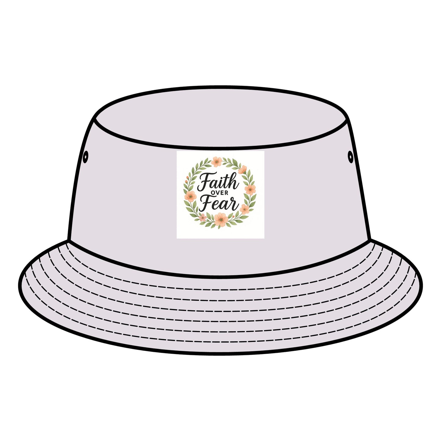 Faith Over Fear Bucket Hat | Inspirational Sun Hat, Trendy Summer Accessory, Gift for Friends & Family, Casual Outdoor Wear, [...]