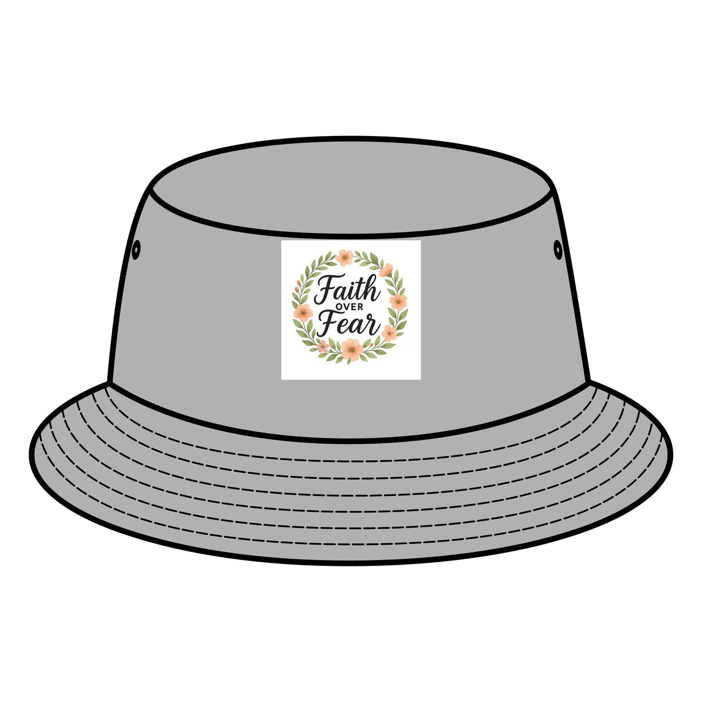 Faith Over Fear Bucket Hat | Inspirational Sun Hat, Trendy Summer Accessory, Gift for Friends & Family, Casual Outdoor Wear, [...]