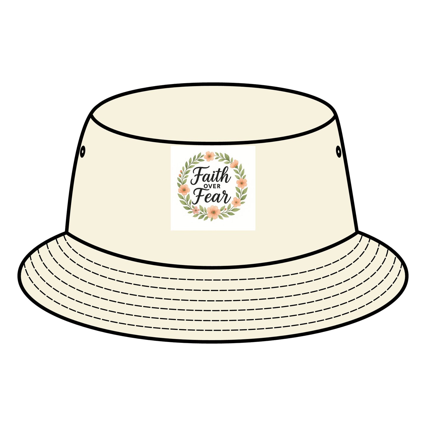 Faith Over Fear Bucket Hat | Inspirational Sun Hat, Trendy Summer Accessory, Gift for Friends & Family, Casual Outdoor Wear, [...]