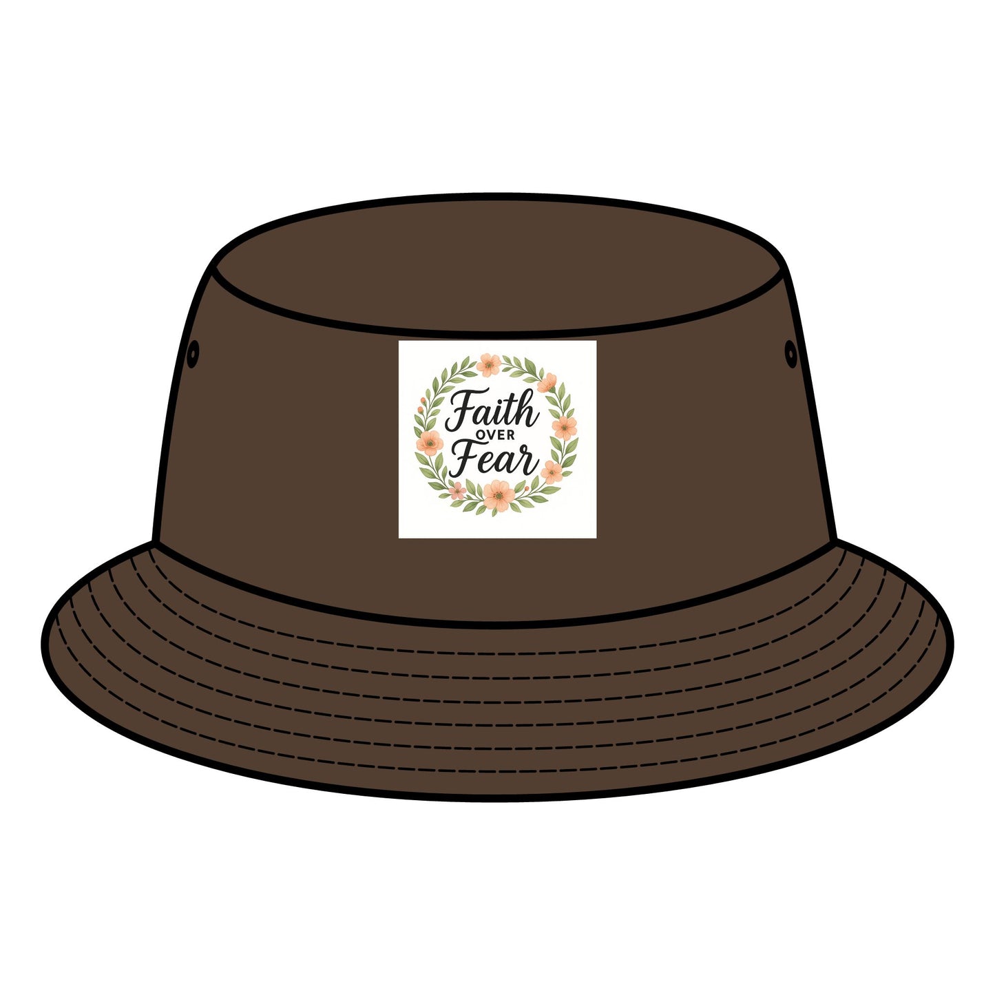 Faith Over Fear Bucket Hat | Inspirational Sun Hat, Trendy Summer Accessory, Gift for Friends & Family, Casual Outdoor Wear, [...]