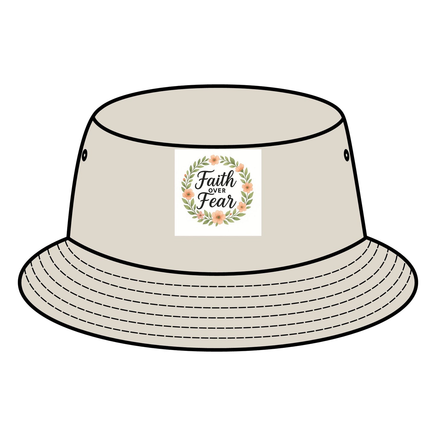 Faith Over Fear Bucket Hat | Inspirational Sun Hat, Trendy Summer Accessory, Gift for Friends & Family, Casual Outdoor Wear, [...]