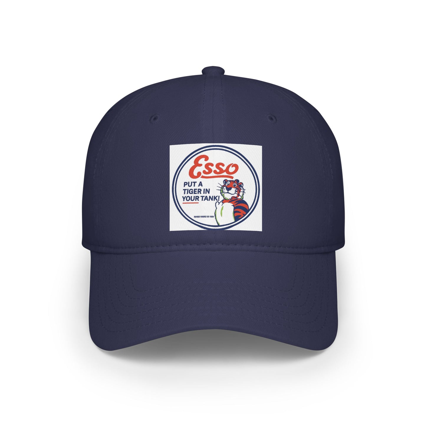 Retro Esso Low Profile Baseball Cap, Vintage Cap, Adjustable Hat, Perfect Gift for Car Lovers, Casual Summer Accessory