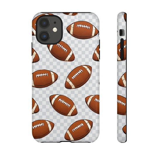 Football Phone Case, Tough Cases for Sports Fans, Unique Gift for Football Lovers, Protective Decor, Athletic Accessories
