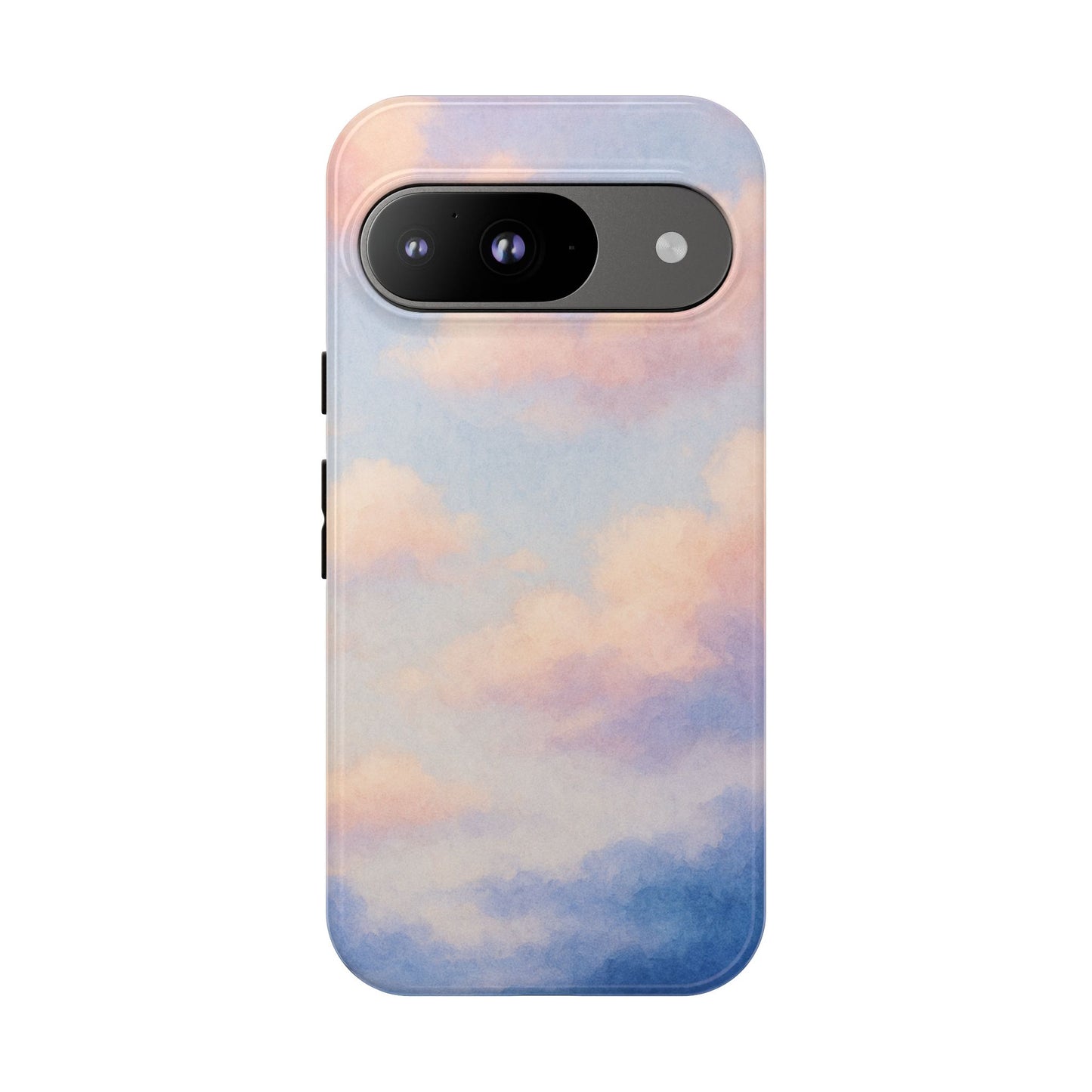 Sky Blue Cloud Phone Case, Tough Phone Cover, Aesthetic Cell Phone Accessory, Gift for Teen, Trendy Tech Protection
