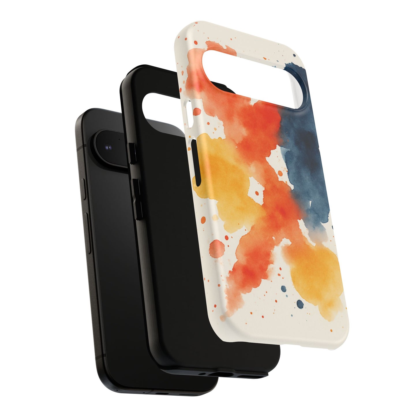 Watercolor Phone Case - Abstract Design, Tough Cases for Men & Women, Stylish Gift, Artistic Accessory for All Occasions
