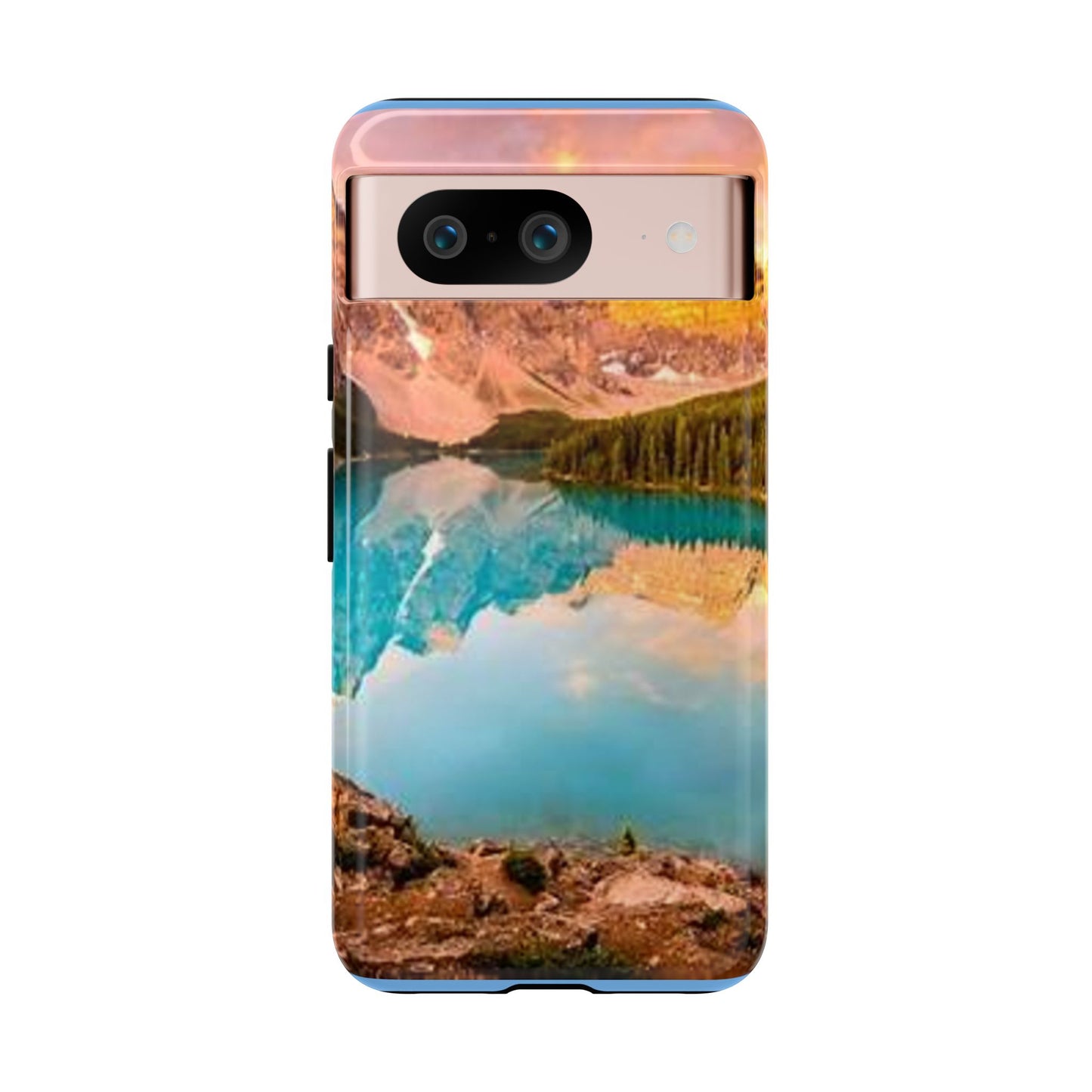 Nature-Inspired Phone Case with Mountain and Lake Design, Aesthetic Tough Cases for Outdoor Lovers, Phone Protection, Gift for Nature [...]