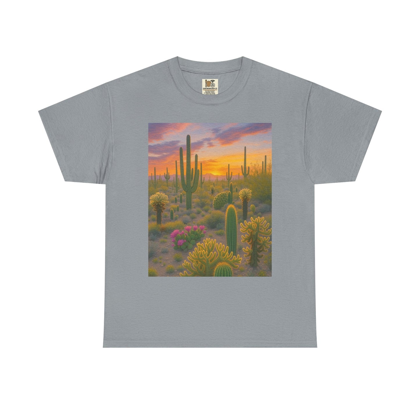 Desert Sunset Unisex Tee, Boho Style Shirt, Nature Lover Gift, Cactus [...]