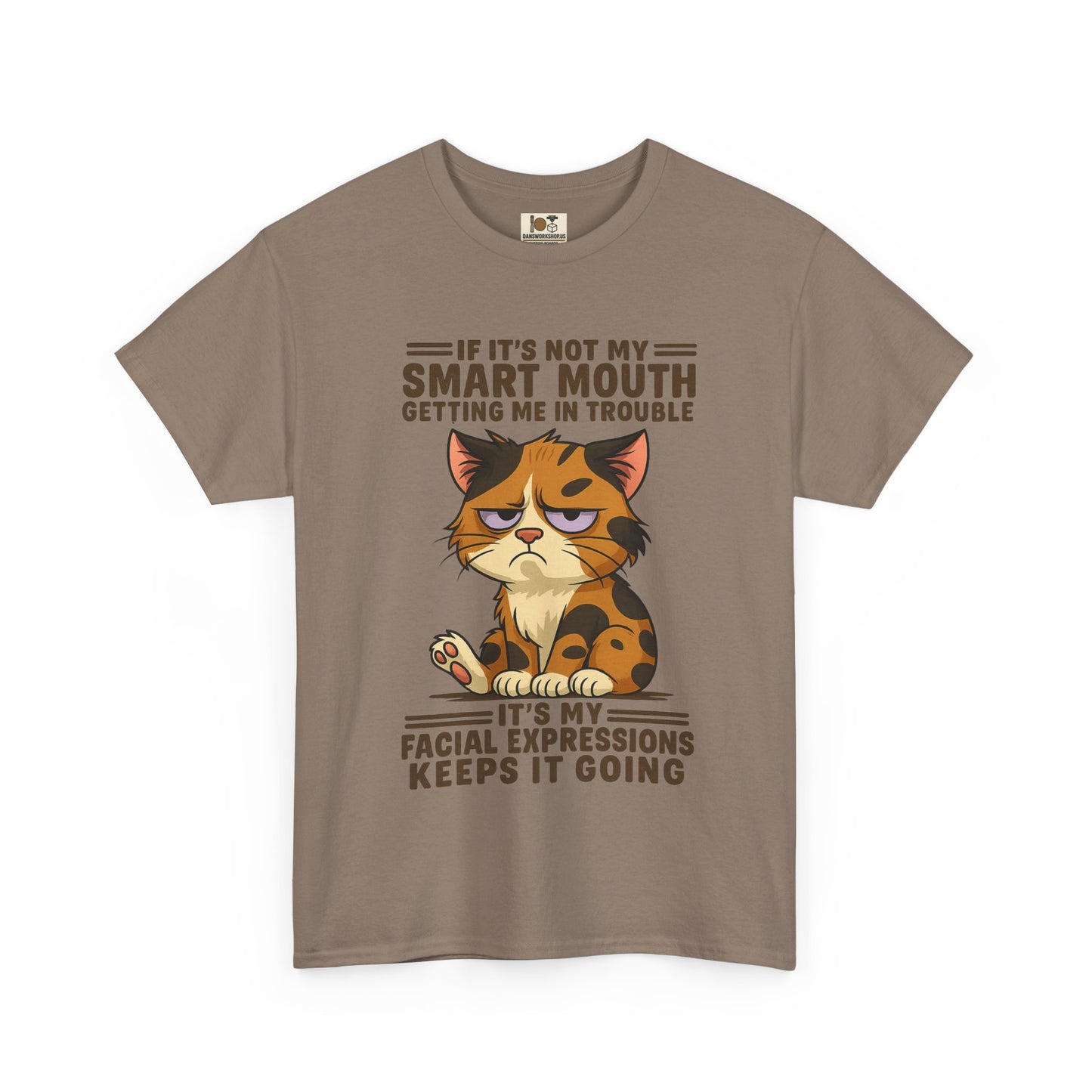 Sassy Cat Quote Tee, Funny Animal Shirt, Unisex Cotton T-Shirt, Gift for Cat Lovers, Humor Apparel, Cute Pet Theme