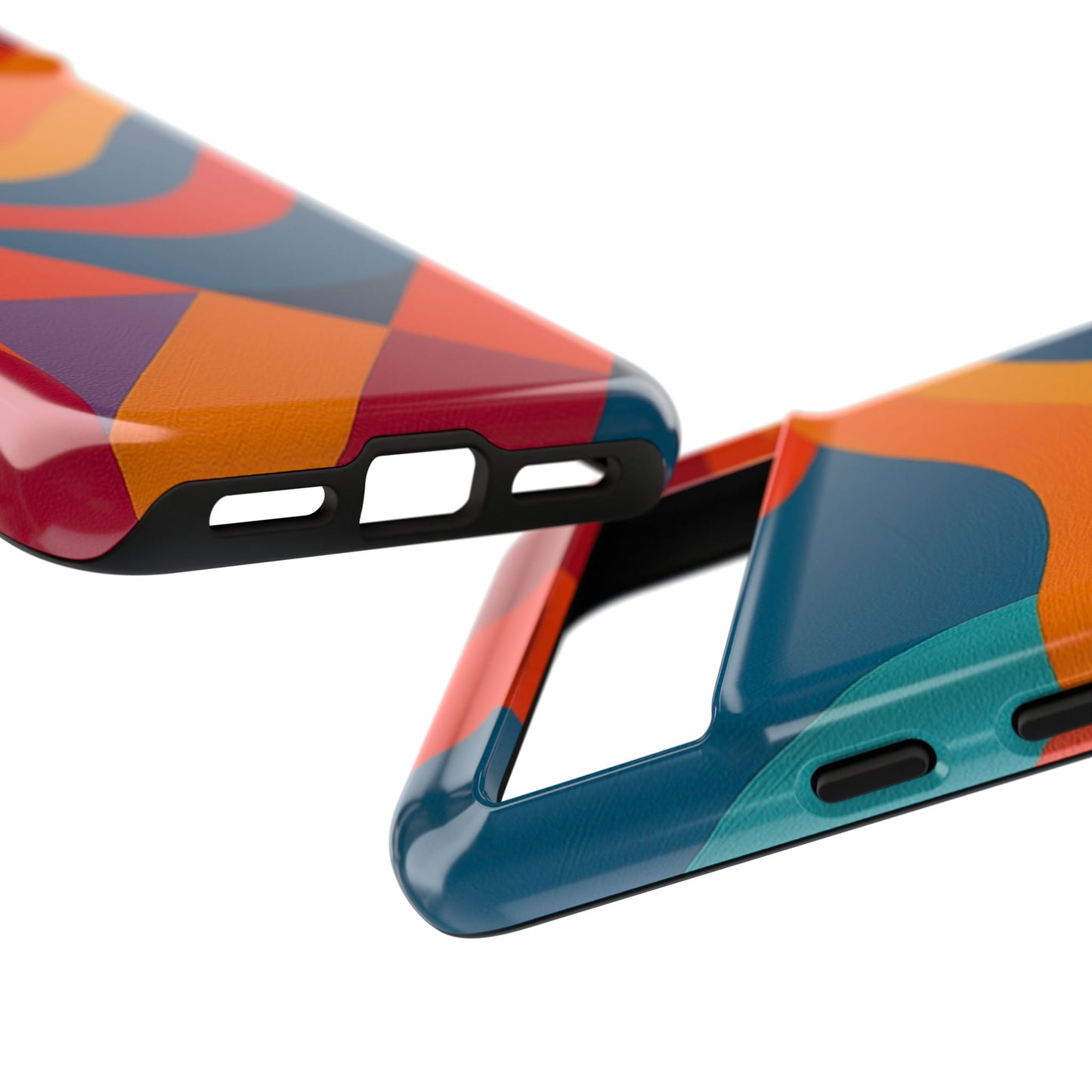 Vibrant Phone Case, Abstract Design Cover, Tough Cases for All Occasions, Stylish Gift for Tech Lovers, Modern Phone Accessories