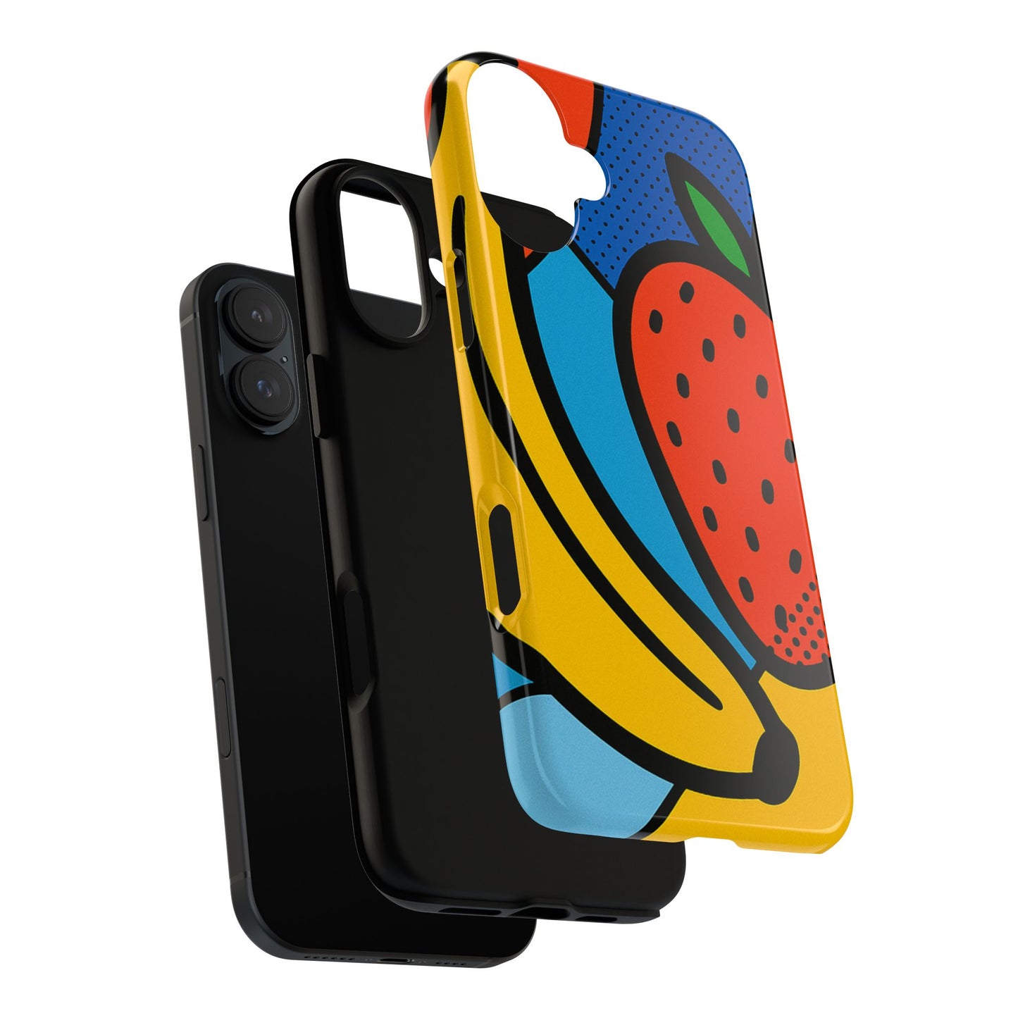 Colorful Fruit Phone Case - Tough Cases - Fun, Vibrant, Unique, Gifts for Friends, Summer Accessories, Trendy Phone Protector