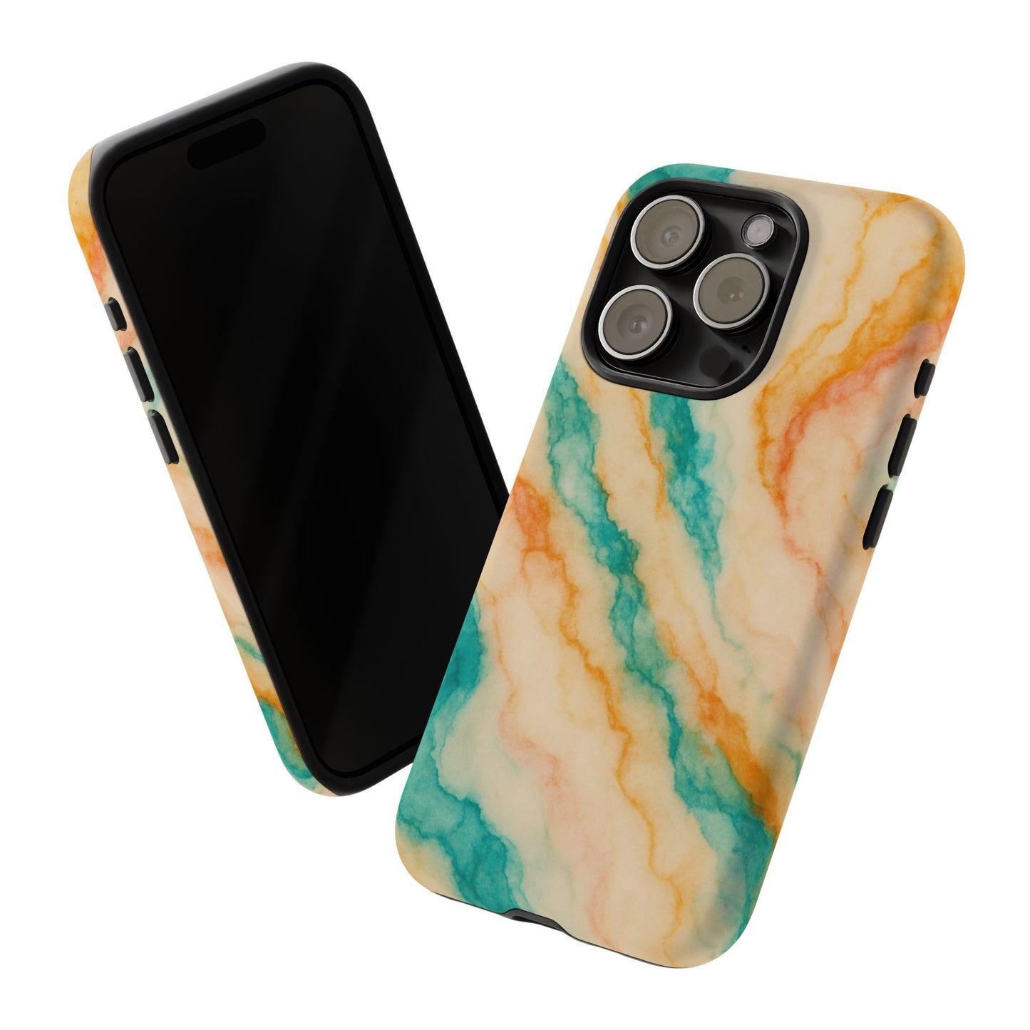 Stylish Phone Case - Tough Cases with Abstract Marble Design, Trendy Accessory, Gift for Her, Protective Case, Unique Phone Cover