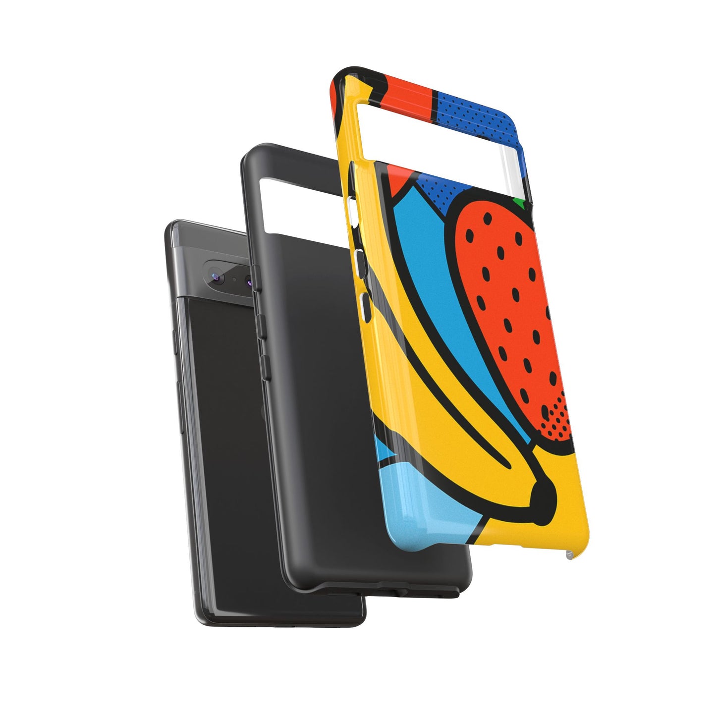 Colorful Fruit Phone Case - Tough Cases - Fun, Vibrant, Unique, Gifts for Friends, Summer Accessories, Trendy Phone Protector