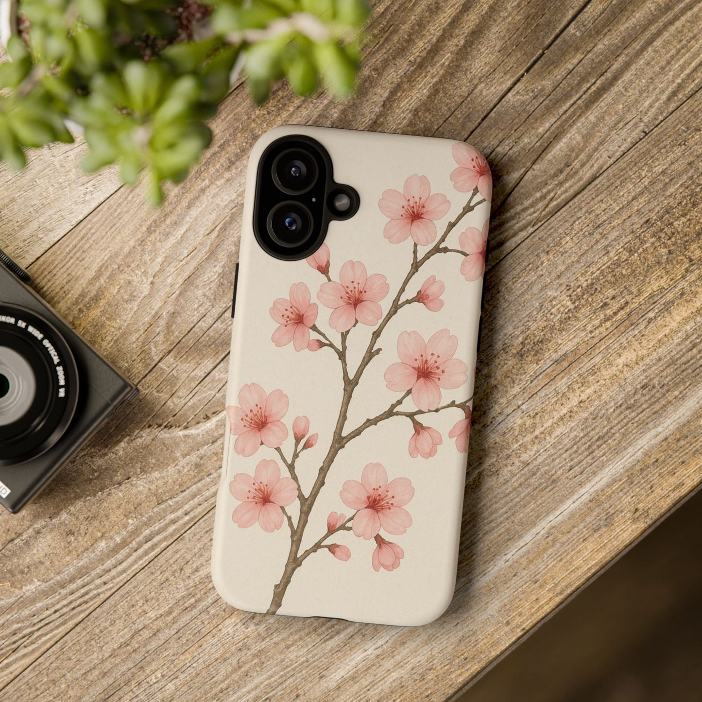 Cherry Blossom Phone Case, Floral Phone Cover, Tough Case for Gifts, Spring Decor, Cute Tech Accessories, Nature Lover's Gift
