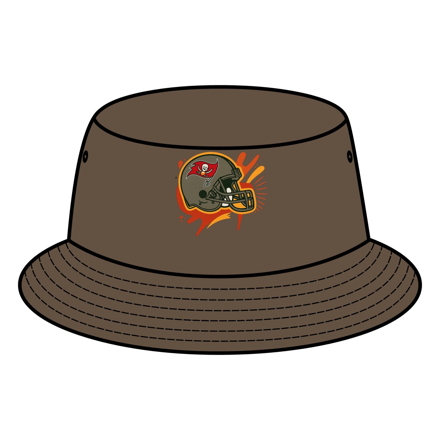 Sporty Bucket Hat - Trendy Sun Protection for Game Days, Outdoor Adventures, Summer Style, Gifts for Sports Fans, Festival Outfit