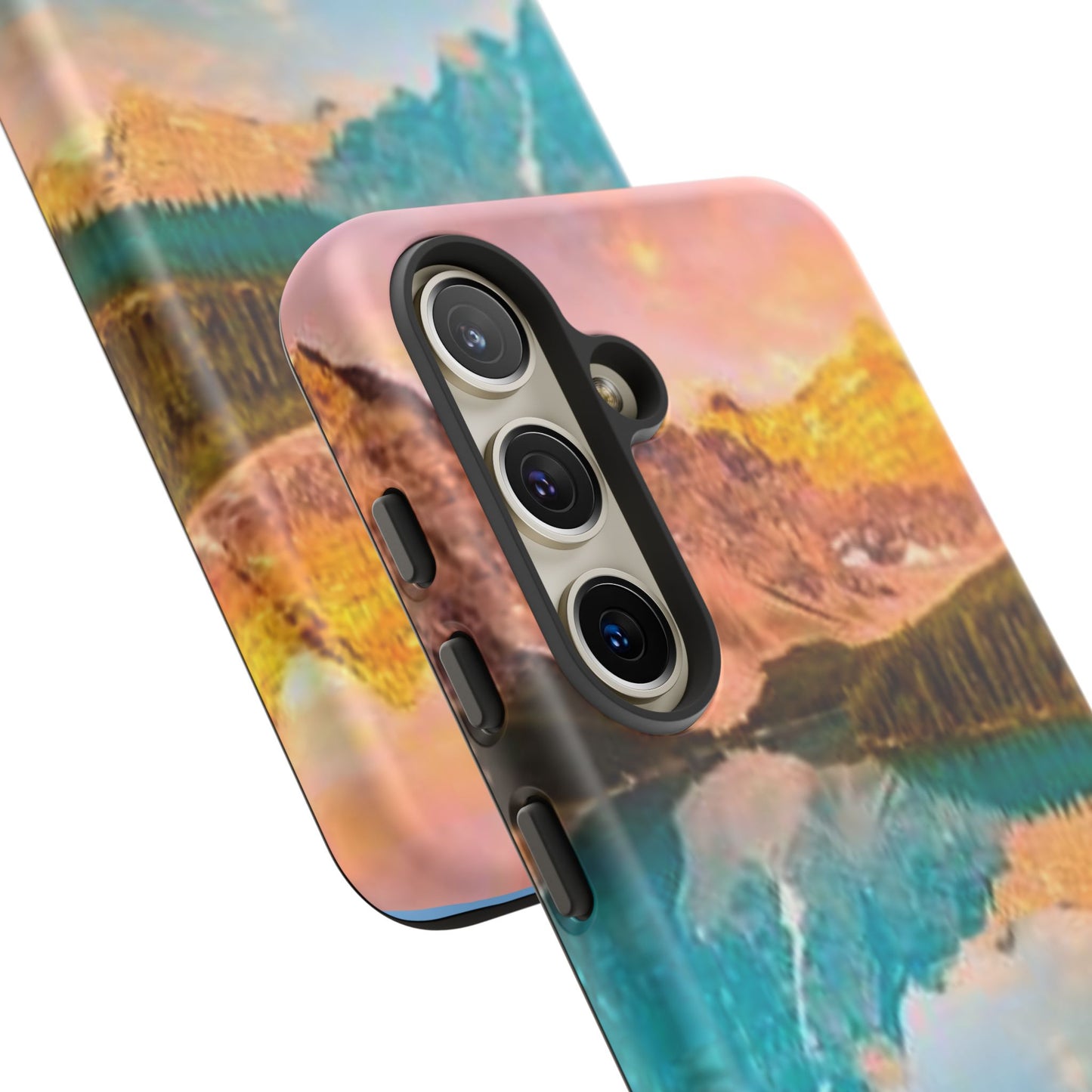 Nature-Inspired Phone Case with Mountain and Lake Design, Aesthetic Tough Cases for Outdoor Lovers, Phone Protection, Gift for Nature [...]
