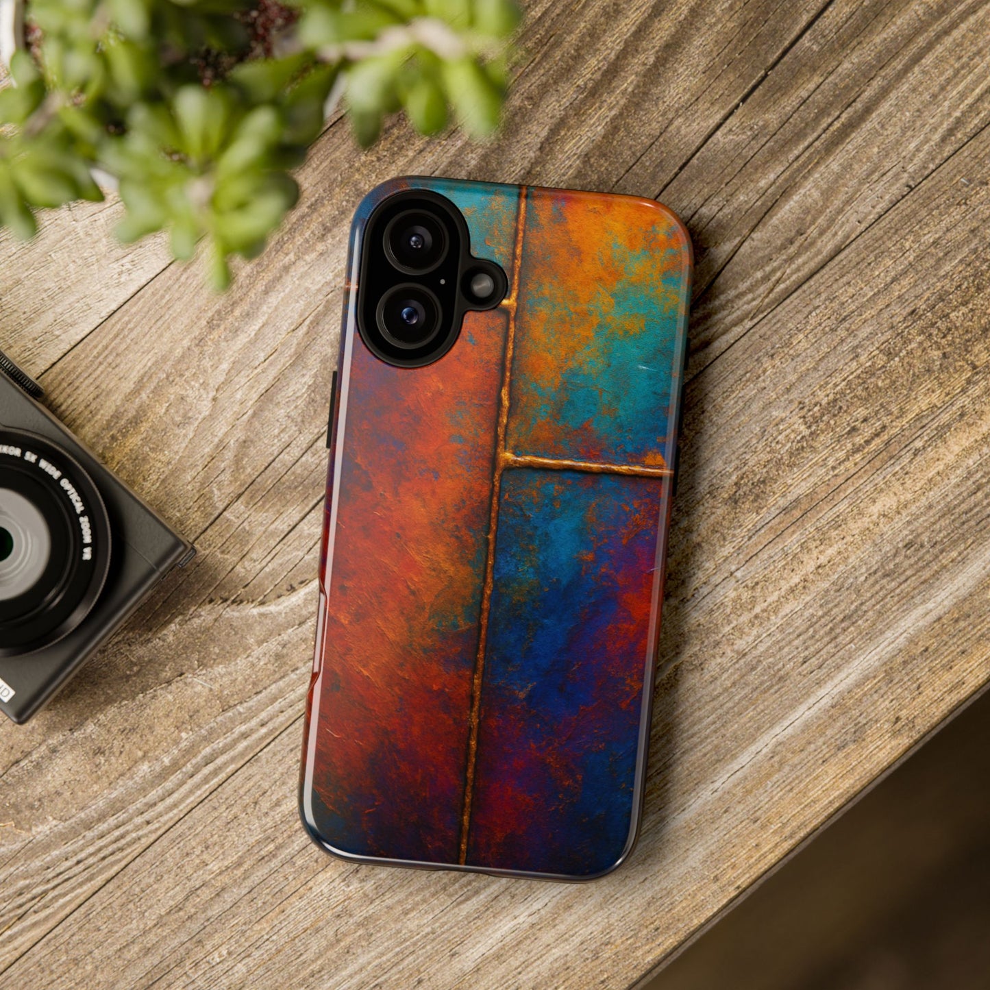 Colorful Artistic Phone Case, Tough Cases, Vibrant Phone Cover, Protective Case, Unique Gift for Art Lovers, Birthday Gift