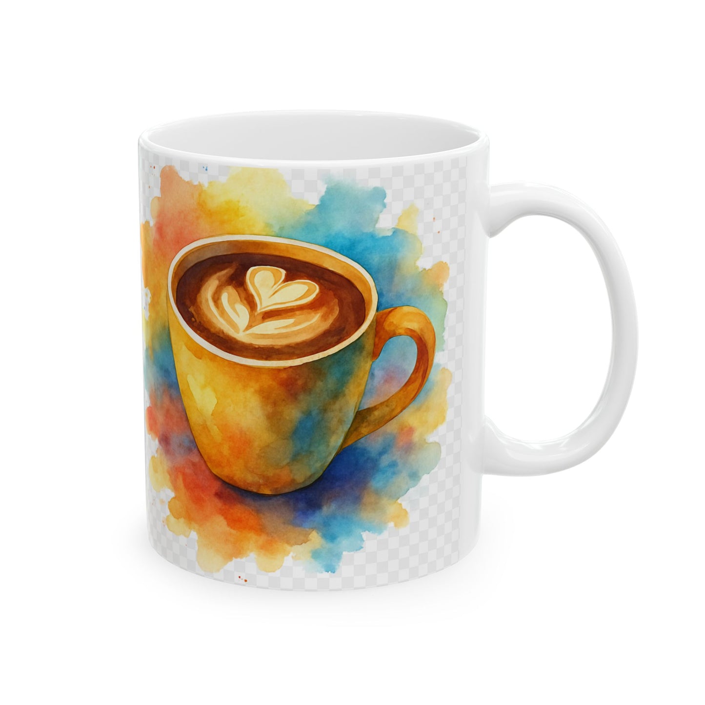 Colorful Coffee Mug - Artful Ceramic Cup for Tea Lovers, Perfect Gift for Birthdays, Anniversaries, Housewarming, or Just Because