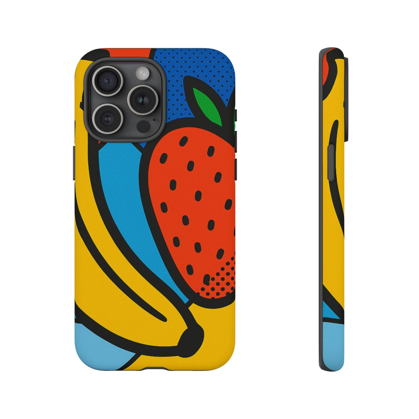 Colorful Fruit Phone Case - Tough Cases - Fun, Vibrant, Unique, Gifts for Friends, Summer Accessories, Trendy Phone Protector