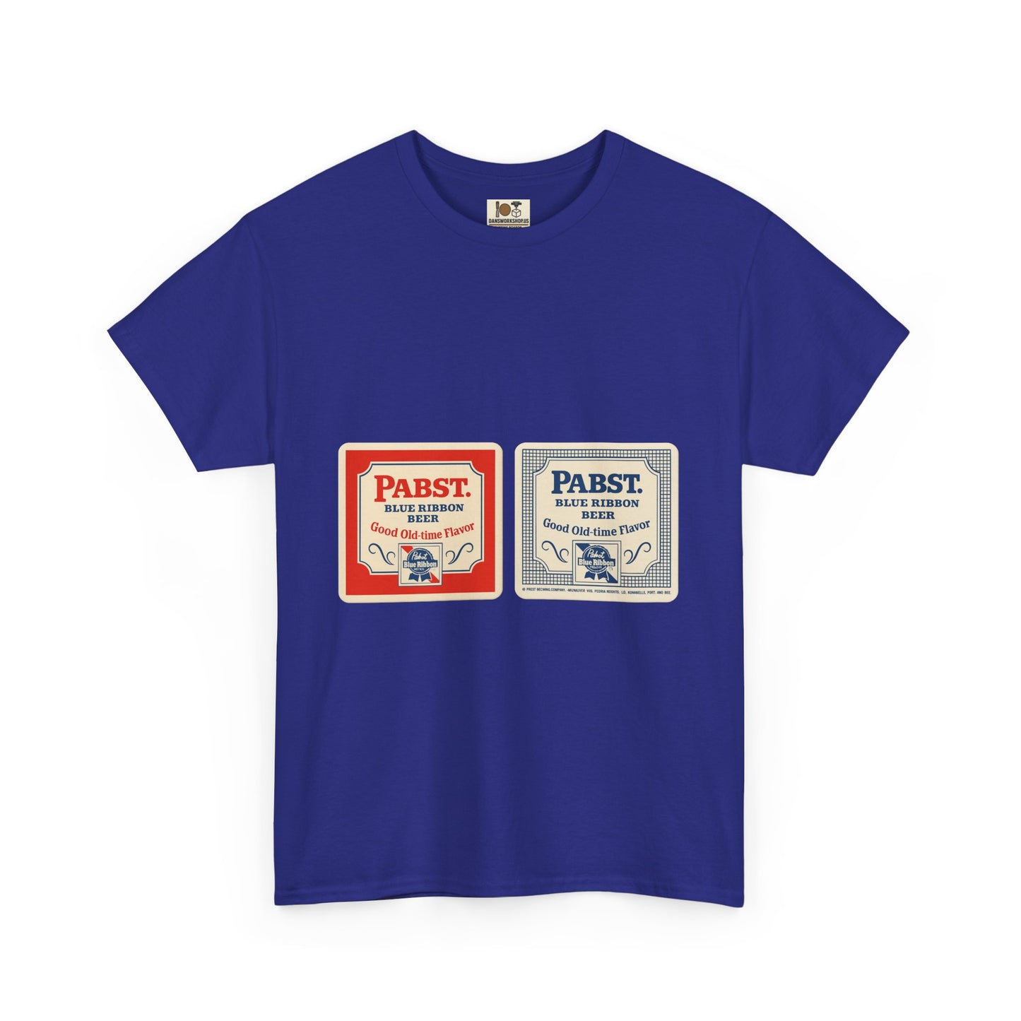 Vintage-Inspired Unisex Heavy Cotton Tee, Perfect for Beer Lovers, Retro Style Shirt, Gift for Him/Her, Casual Wear, Birthday Gift, Pabst beer