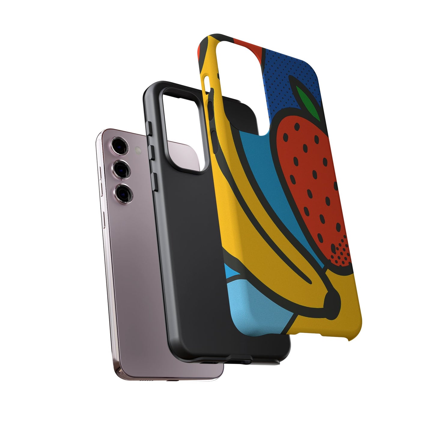 Colorful Fruit Phone Case - Tough Cases - Fun, Vibrant, Unique, Gifts for Friends, Summer Accessories, Trendy Phone Protector
