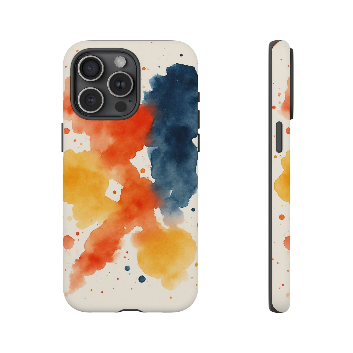 Watercolor Phone Case - Abstract Design, Tough Cases for Men & Women, Stylish Gift, Artistic Accessory for All Occasions
