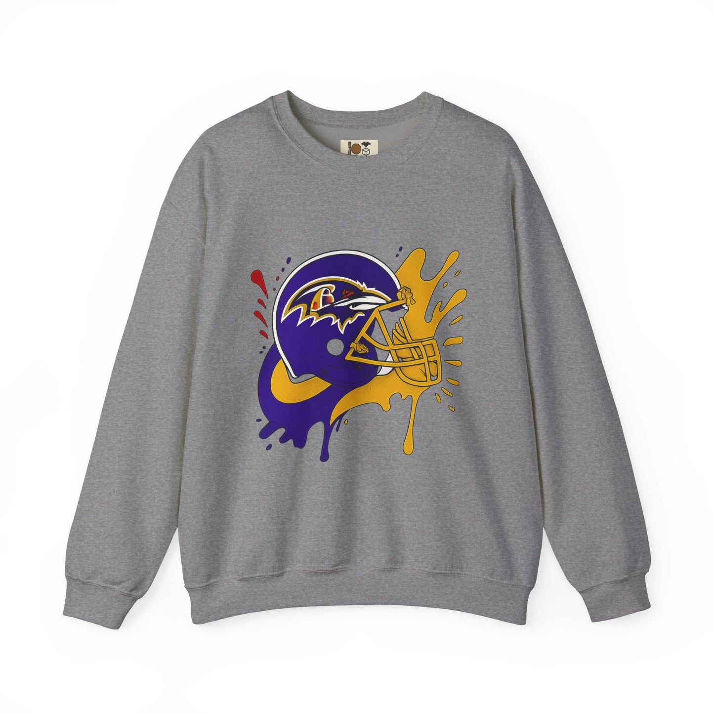 Baltimore Ravens Crewneck Sweatshirt, Unisex Sport Sweatshirt, Football Fan Apparel, Comfy Game Day Outfit, NFL Gift for Him/Her