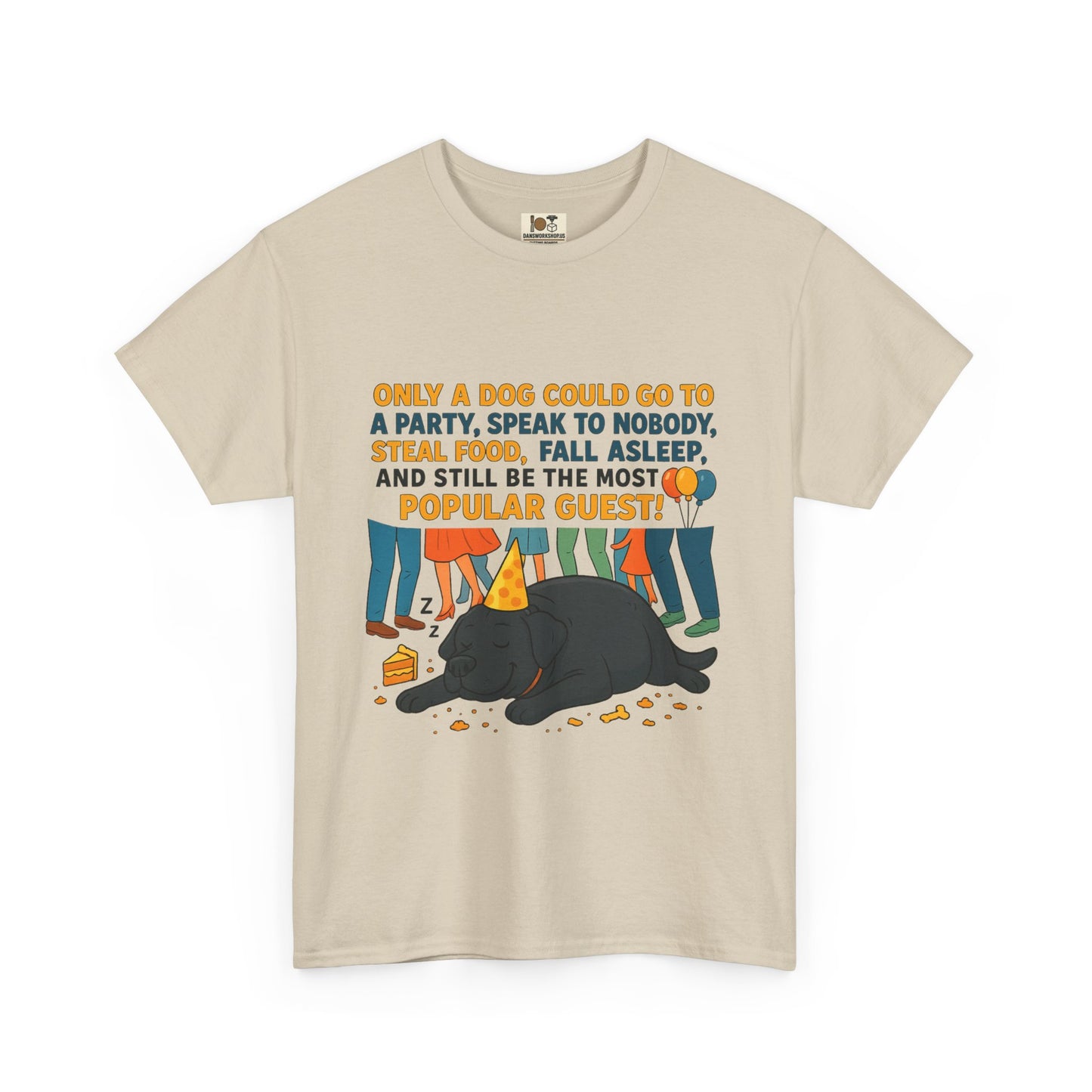 Funny Dog Lover Tee, Party Animal Shirt, Unique Gift for Dog Owners, Casual Wear, Pet Lover Gift, Birthdays, Dog Lovers