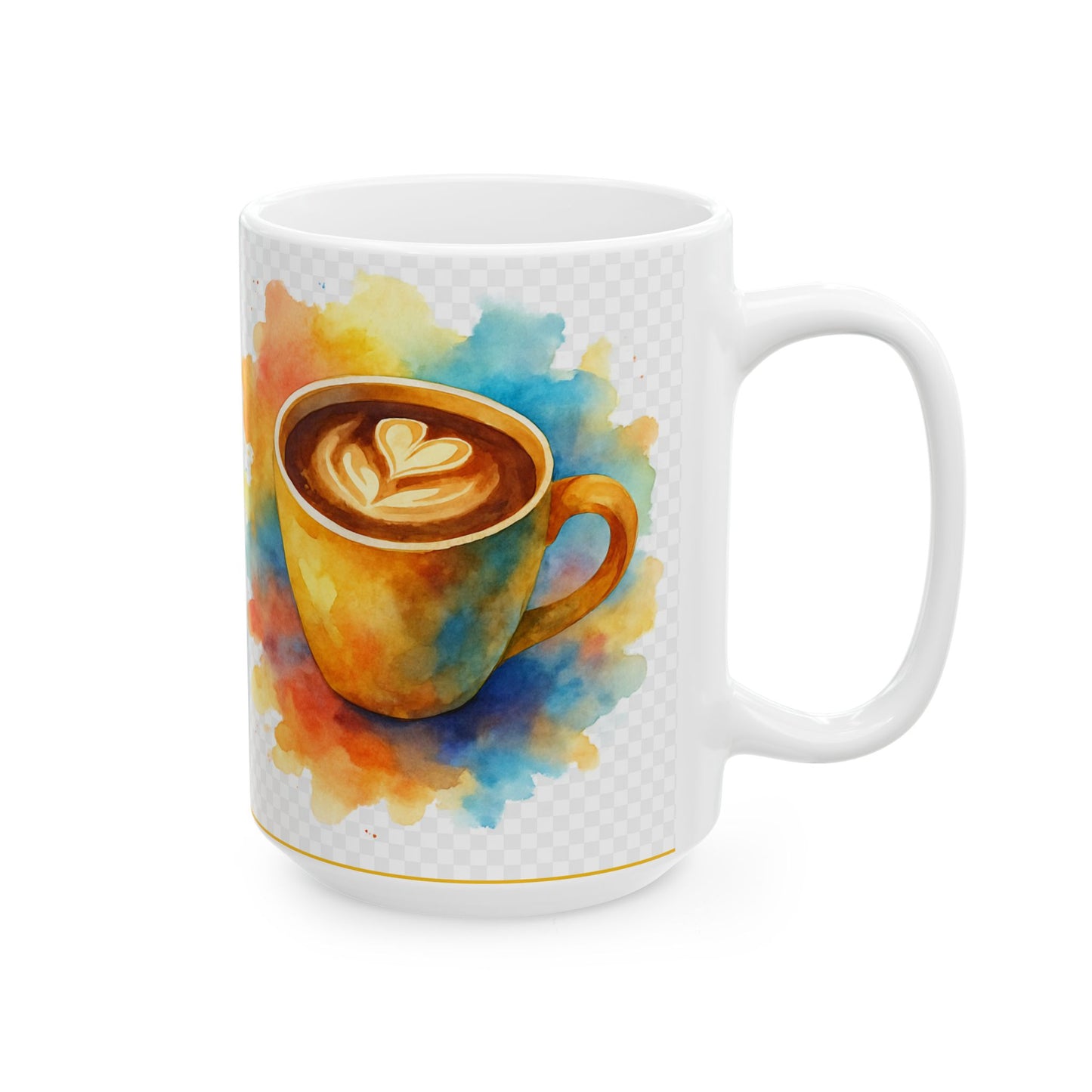 Colorful Coffee Mug - Artful Ceramic Cup for Tea Lovers, Perfect Gift for Birthdays, Anniversaries, Housewarming, or Just Because