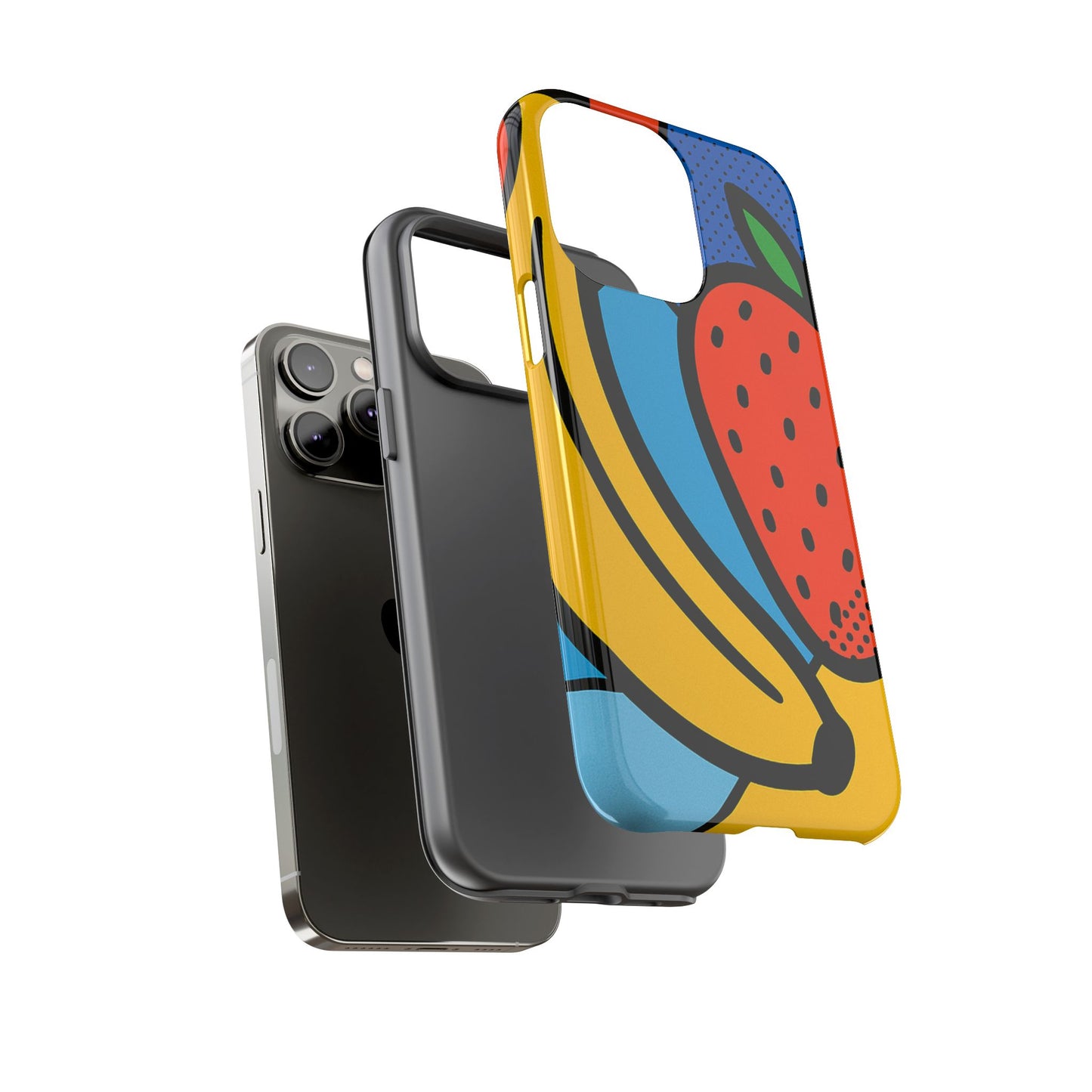 Colorful Fruit Phone Case - Tough Cases - Fun, Vibrant, Unique, Gifts for Friends, Summer Accessories, Trendy Phone Protector