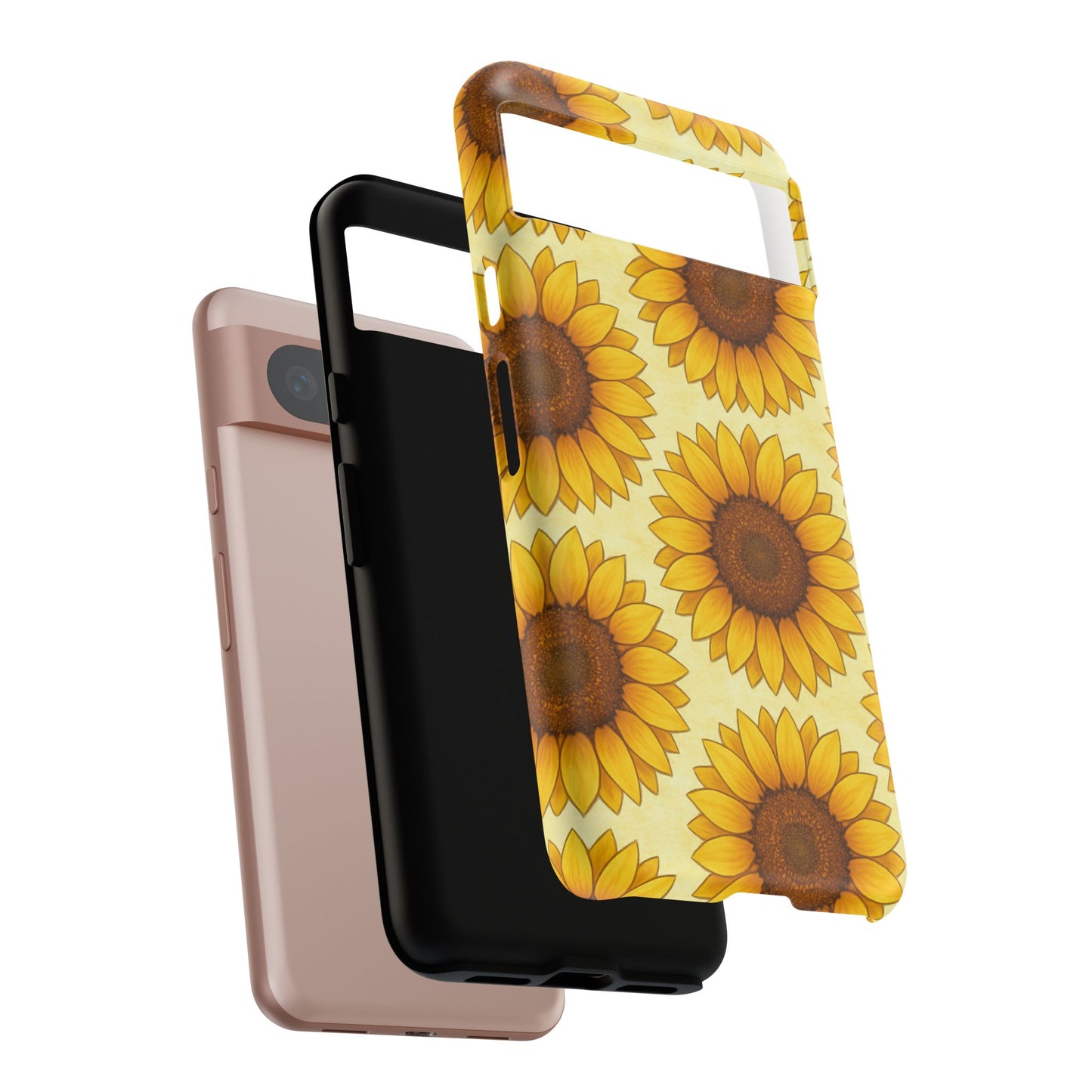 Sunflower Phone Cases - Tough Cases for Nature Lovers, Gift for Friends, Floral Design, Protective Case, Sunflower Decor