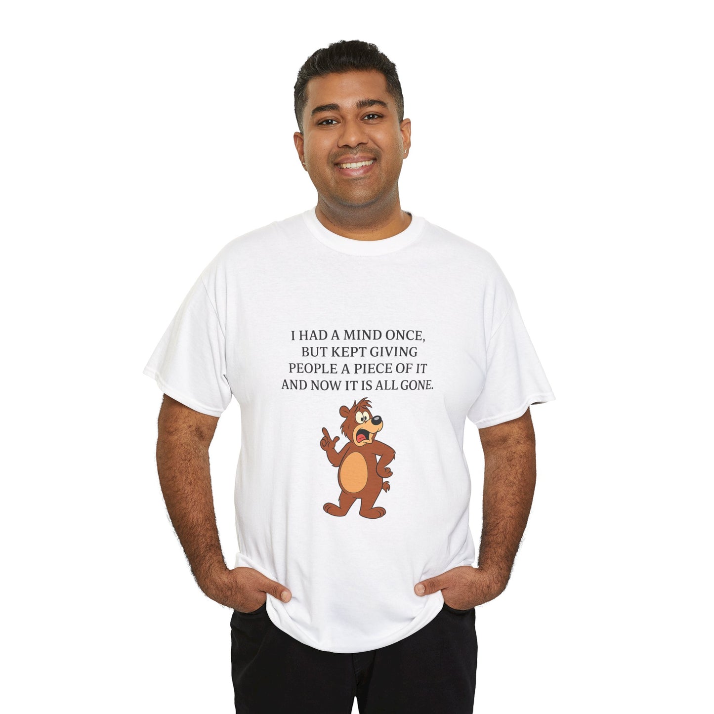 Hilarious Quirky Tee | Unisex Heavy Cotton Tee, Funny Shirt, Gift for Friends, Casual Wear, Comfortable Daily Tee