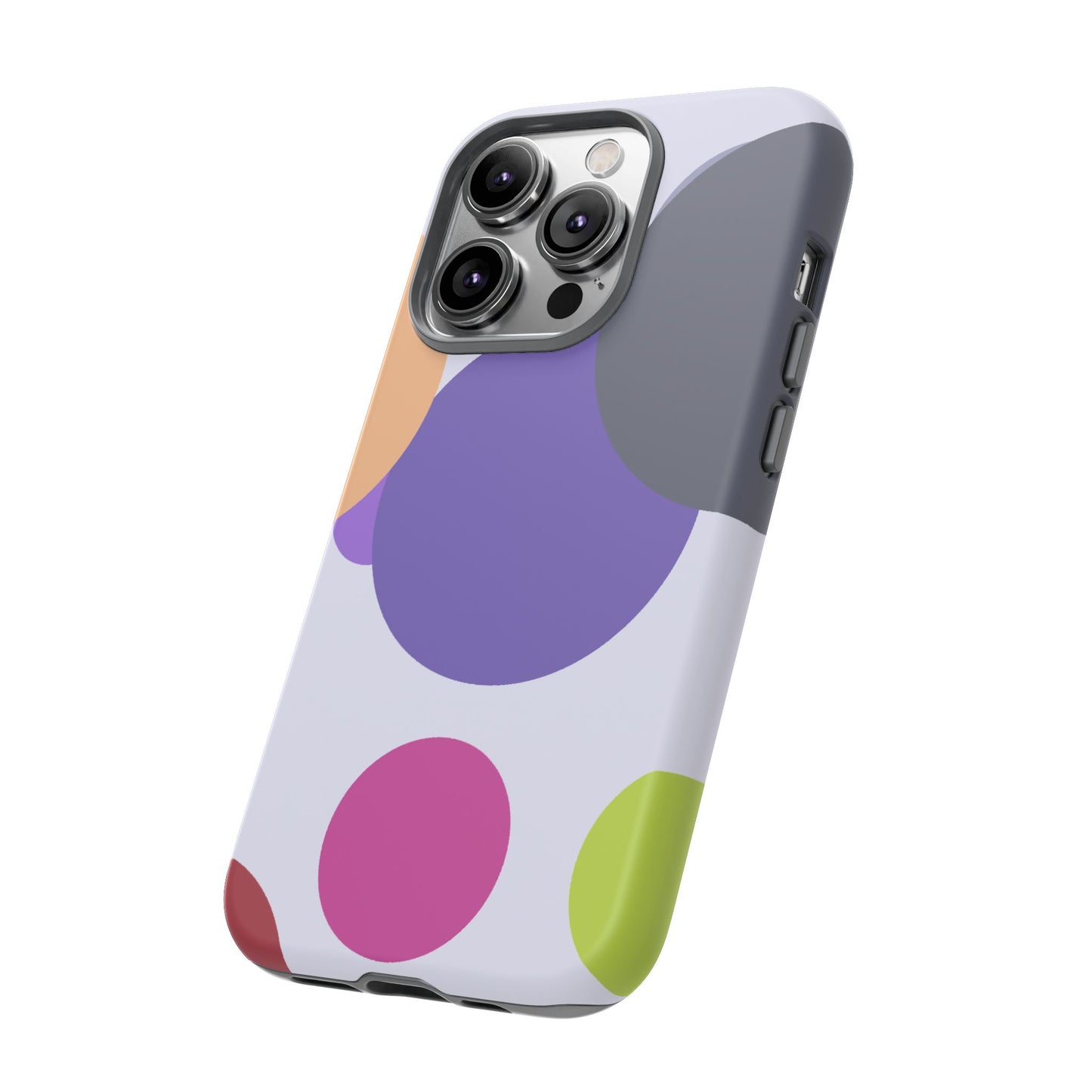 Colorful Geometric Phone Case, Bold Protective Cover for iPhone, Unique Gift for Trendy Teens, Fun Customizable Cases, Modern Design
