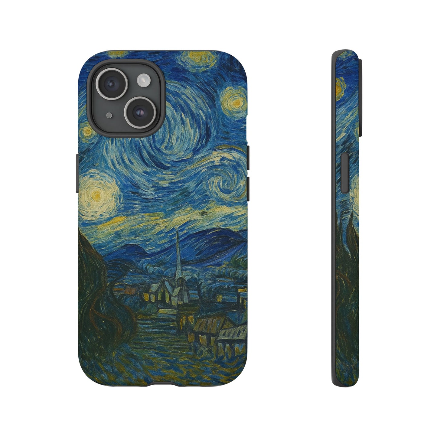 Starry Night Phone Case, Artistic Cell Phone Cover, Gift for Art Lovers, Unique Phone Accessory, Birthday Gift for Him/Her, Tough Cases