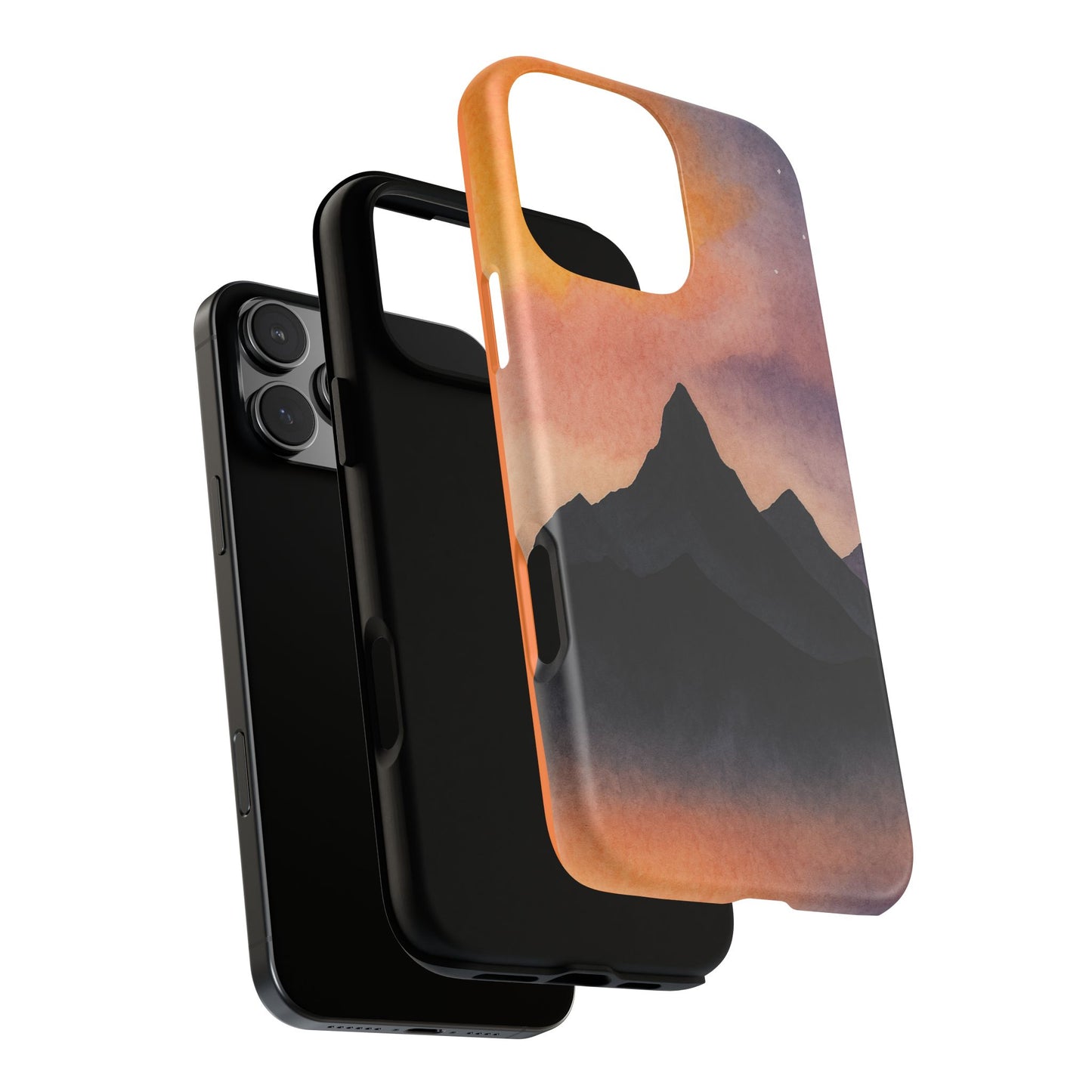 Mountain Sunset Phone Case, Nature Lover's Gift, Adventure Phone Cover, Unique Cellphone Accessories, Outdoor Enthusiast Decor