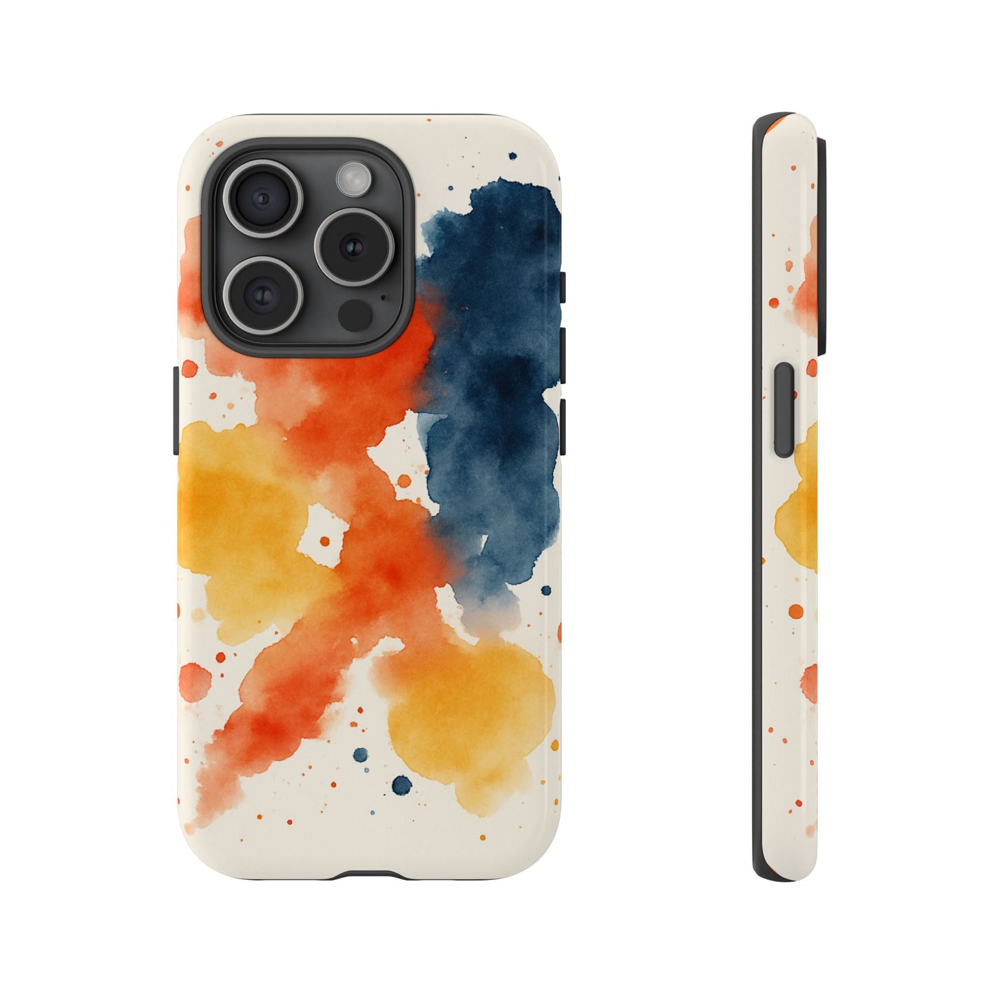 Watercolor Phone Case - Abstract Design, Tough Cases for Men & Women, Stylish Gift, Artistic Accessory for All Occasions