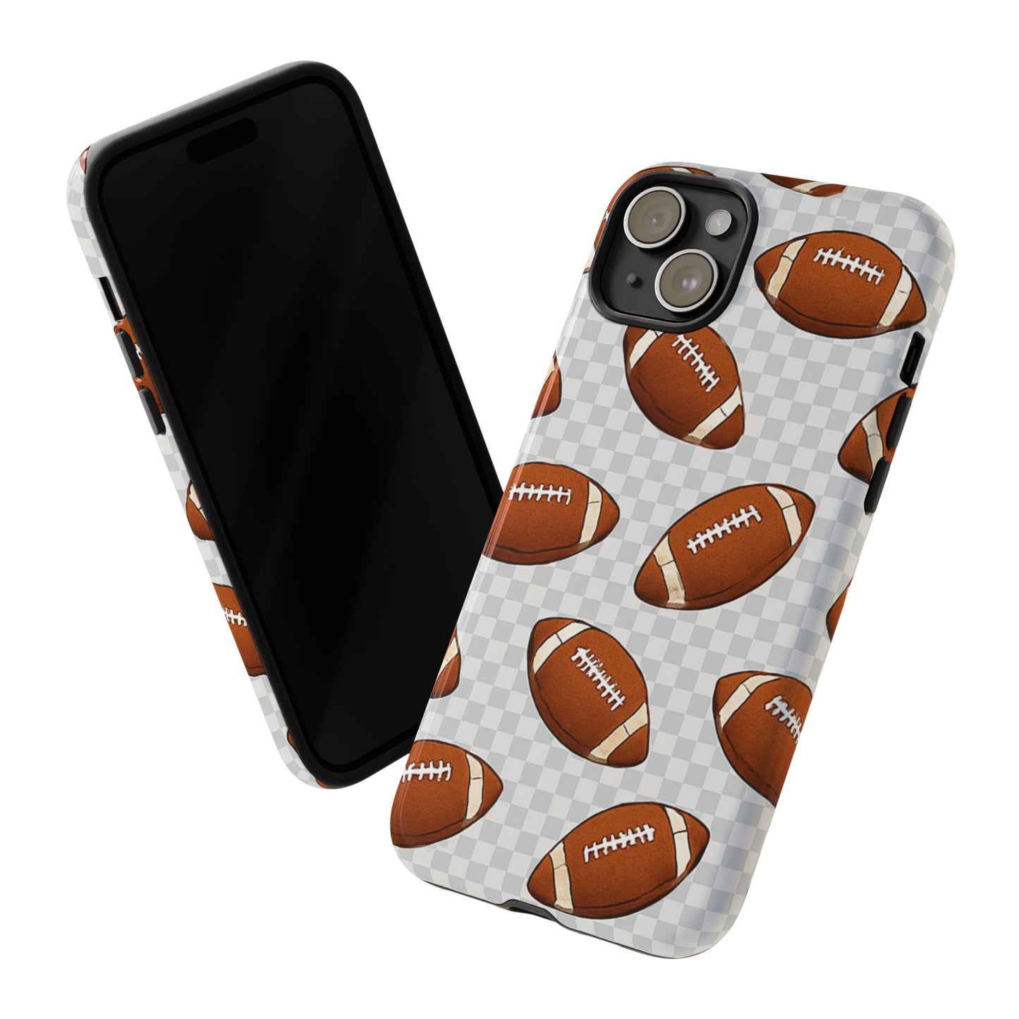 Football Phone Case, Tough Cases for Sports Fans, Unique Gift for Football Lovers, Protective Decor, Athletic Accessories