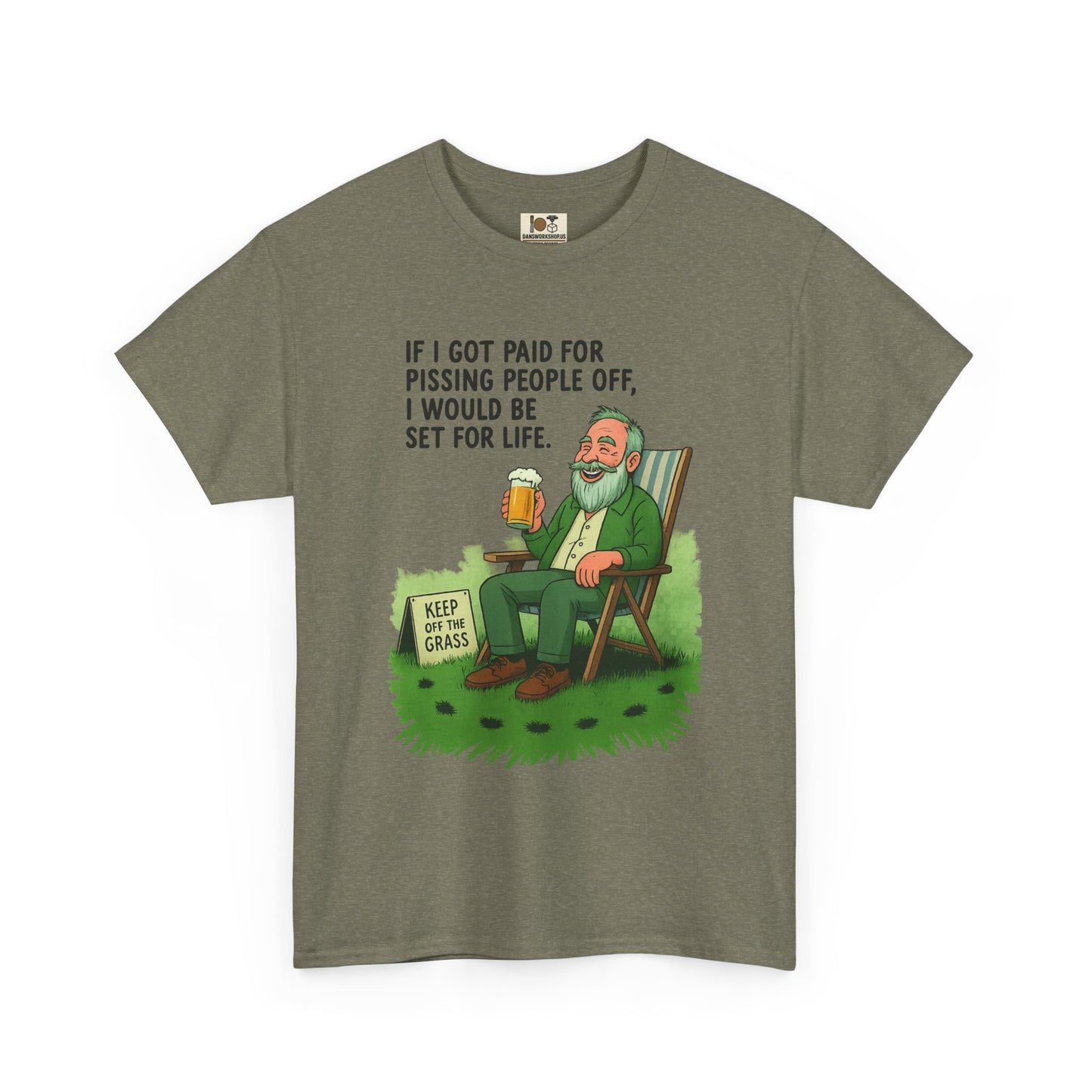 Funny Graphic Tee, Unisex Heavy Cotton T-Shirt, Gift for Men, Humorous Shirt for Friends, Casual Wear, Birthday Gift, Everyday Humor