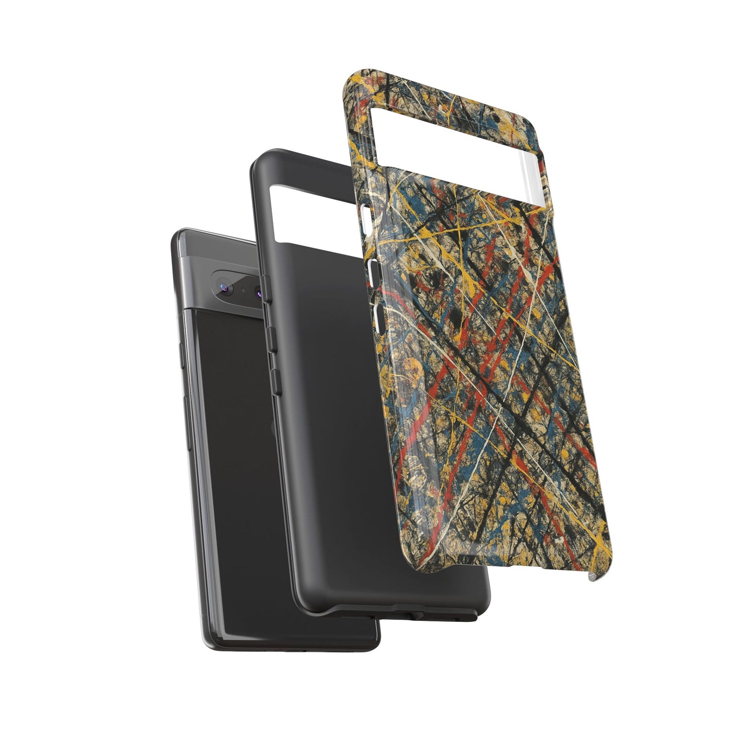 Tough Cases Phone Case - Bold Abstract Design, Stylish Mobile Cover, Unique Gift for Him/Her, Durable Accessory, Trendy Protection