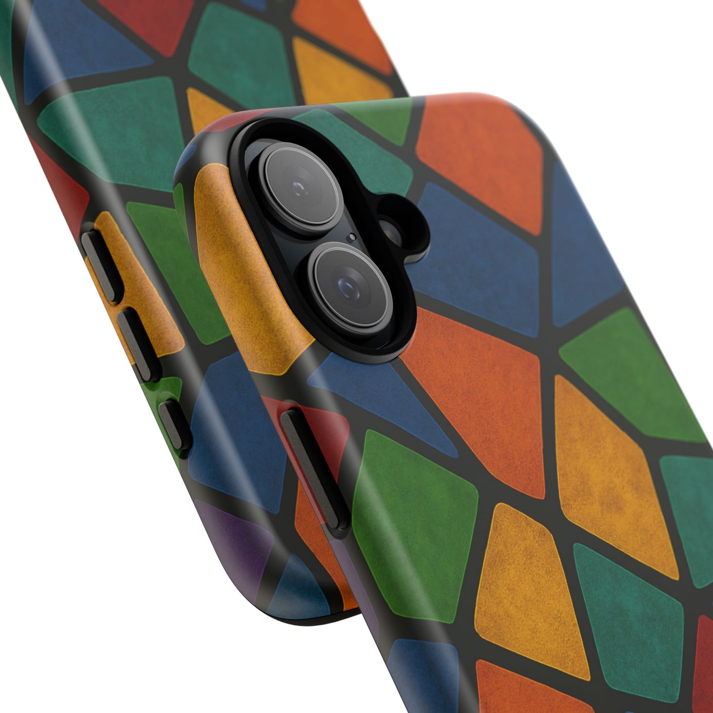 Colorful Mosaic Phone Case, Tough Cell Phone Cover, Vibrant Smartphone Protector, Unique Gift for Weddings, Birthday, Holidays