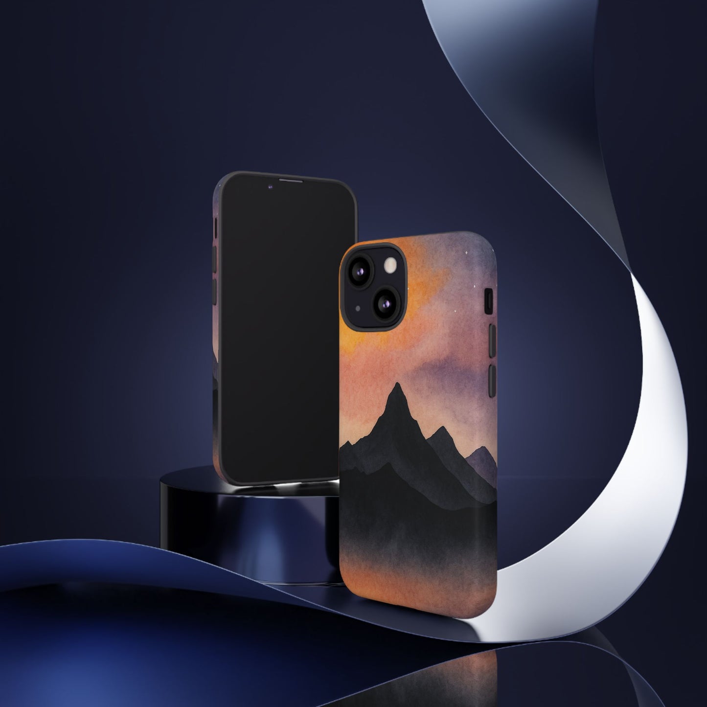 Mountain Sunset Phone Case, Nature Lover's Gift, Adventure Phone Cover, Unique Cellphone Accessories, Outdoor Enthusiast Decor