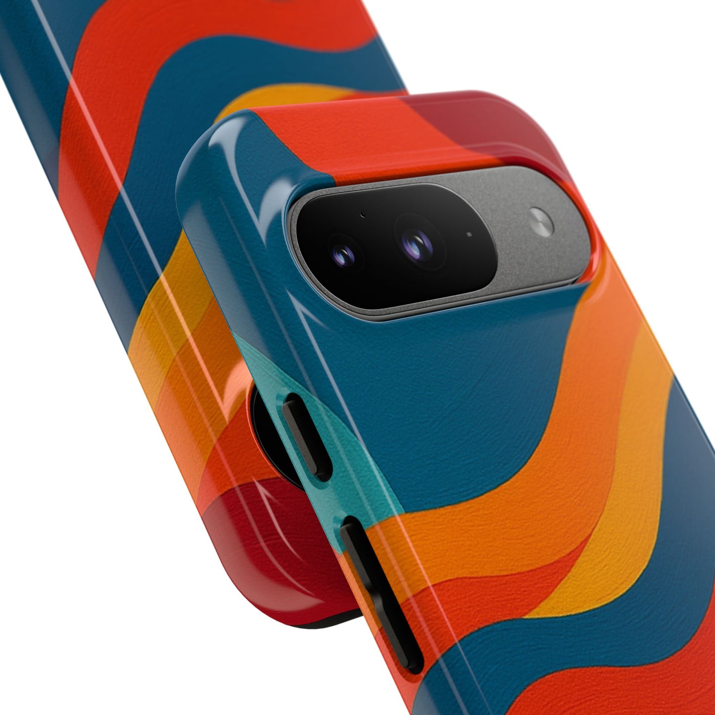 Vibrant Phone Case, Abstract Design Cover, Tough Cases for All Occasions, Stylish Gift for Tech Lovers, Modern Phone Accessories