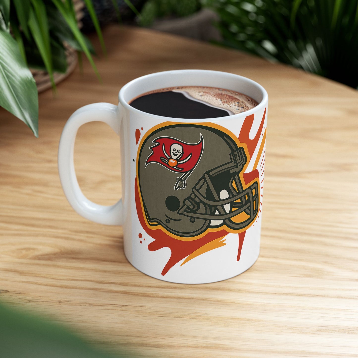 Football Team Ceramic Mug - Perfect for Game Day, Fan Gift, Office Coffee Cup, Sports Celebration, Unique Beverage Mug