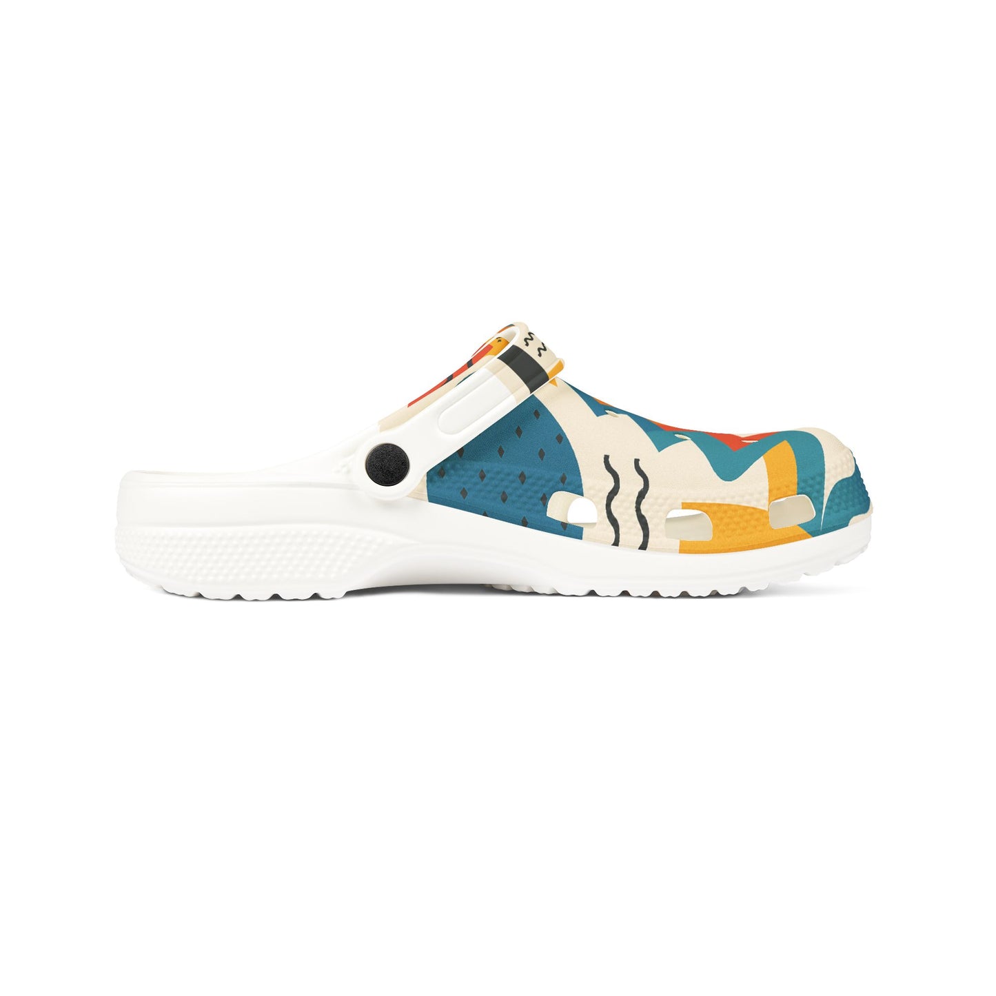 Colorful Patterned EVA Foam Clogs, Stylish Slip-On Shoes, Casual Footwear, Summer Accessories, Unique Gift Idea