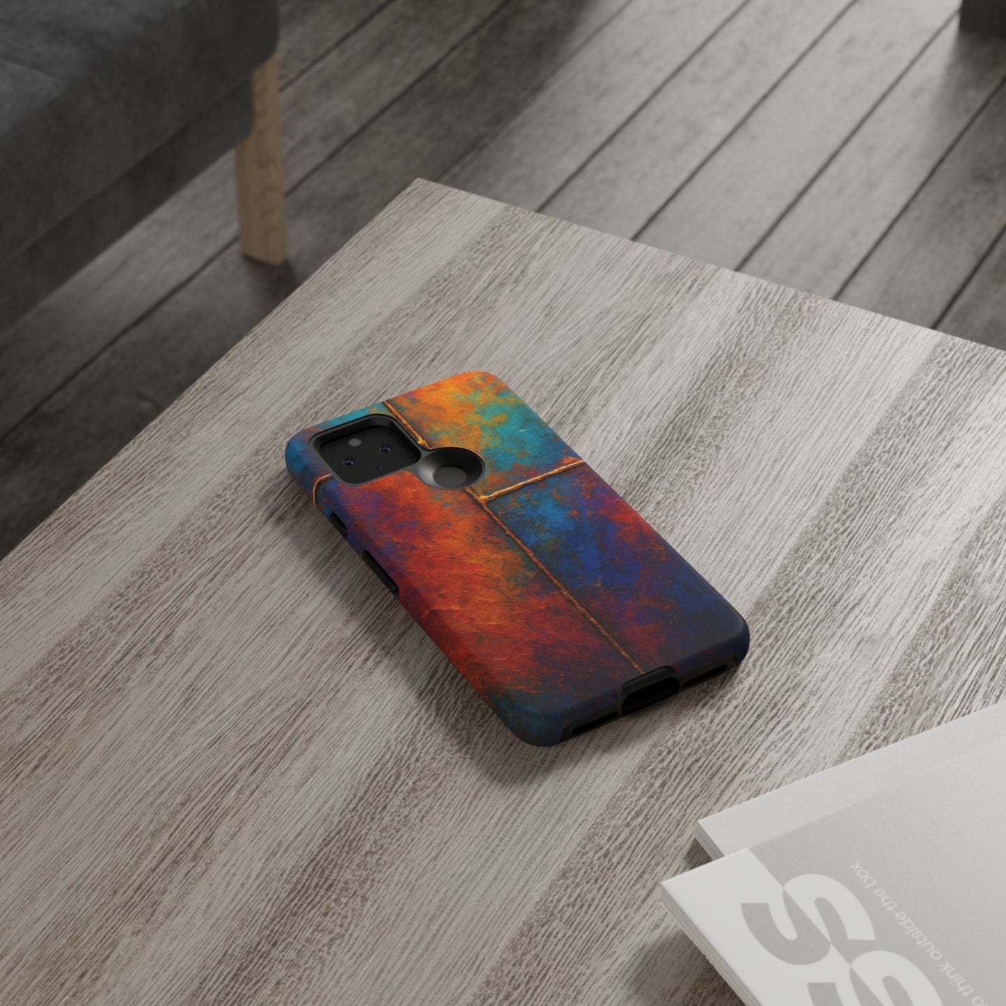 Vibrant Phone Case, Colorful Tough Case Cover, Artistic Phone Protector, Unique Smartphone Accessories, Gift for Tech Lovers