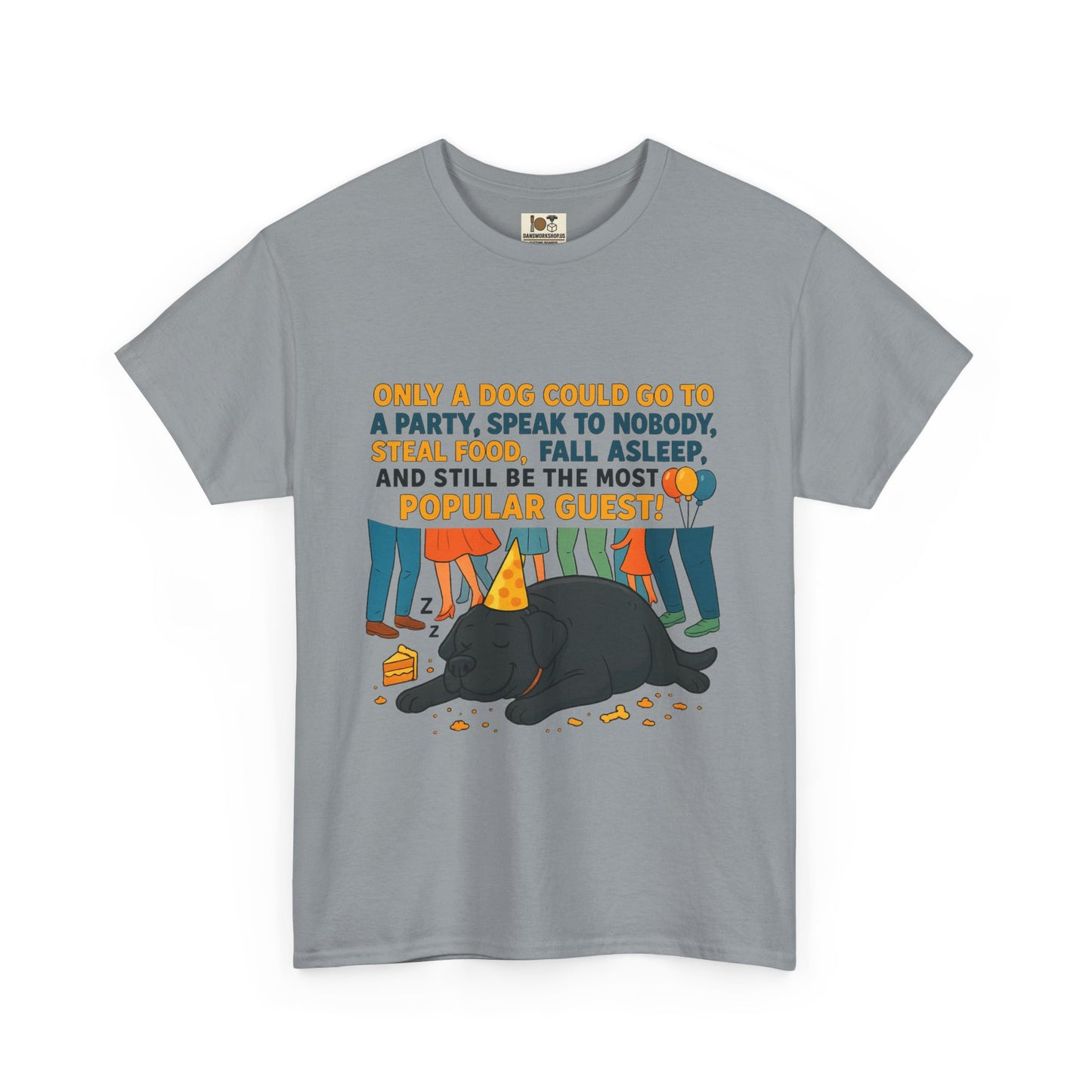 Funny Dog Lover Tee, Party Animal Shirt, Unique Gift for Dog Owners, Casual Wear, Pet Lover Gift, Birthdays, Dog Lovers
