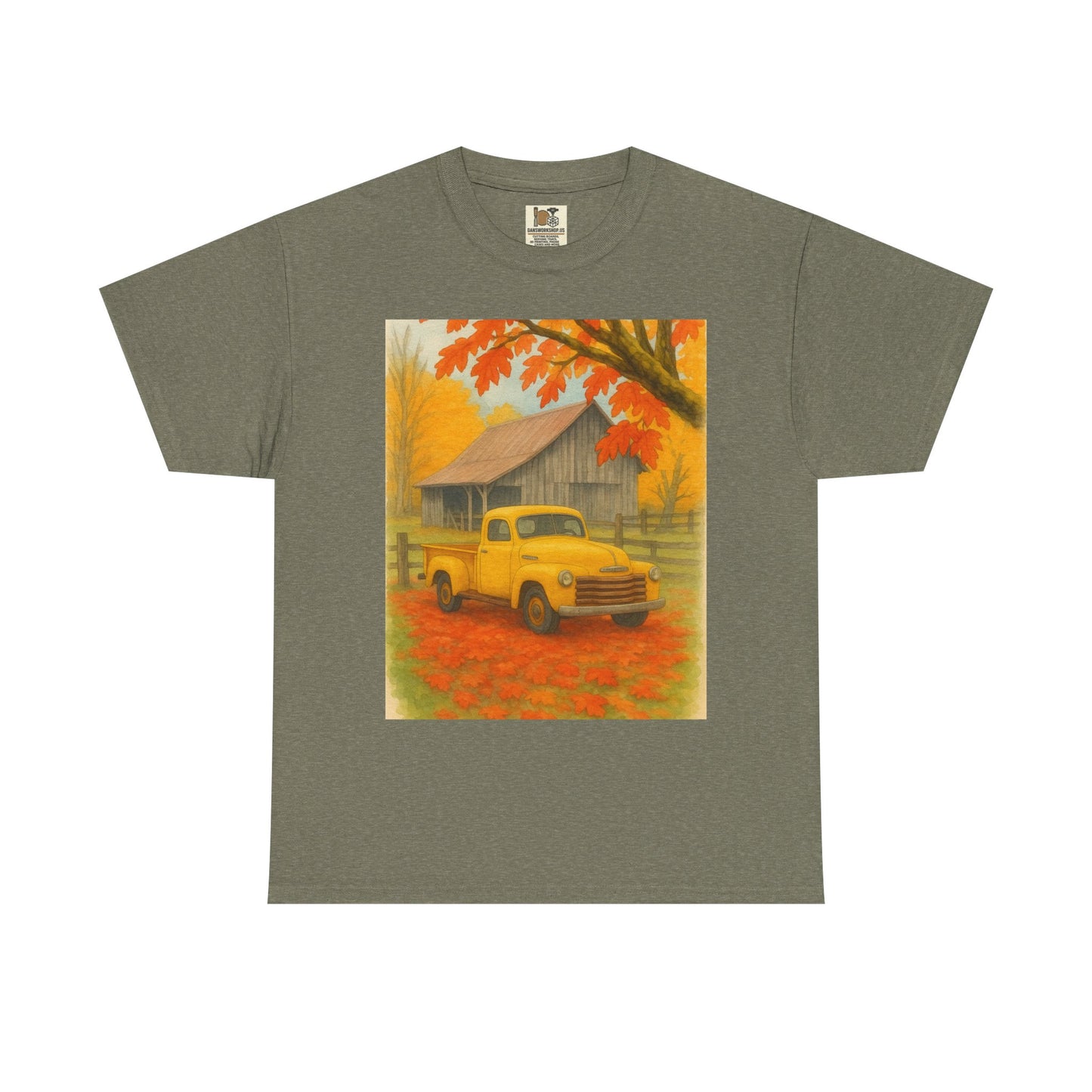 Autumn Vibes Unisex Heavy Cotton Tee, Fall Shirt, Vintage Truck Tee, Cozy [...]