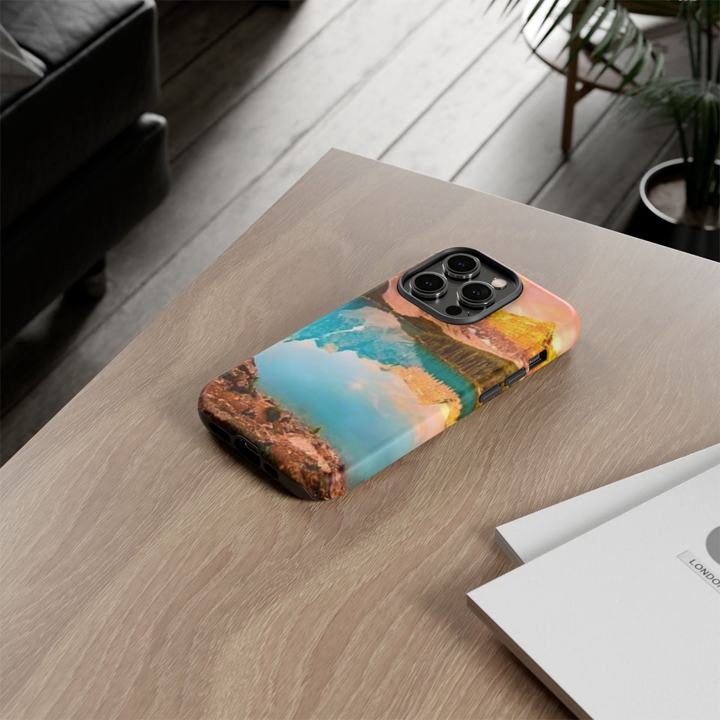 Nature-Inspired Phone Case with Mountain and Lake Design, Aesthetic Tough Cases for Outdoor Lovers, Phone Protection, Gift for Nature [...]