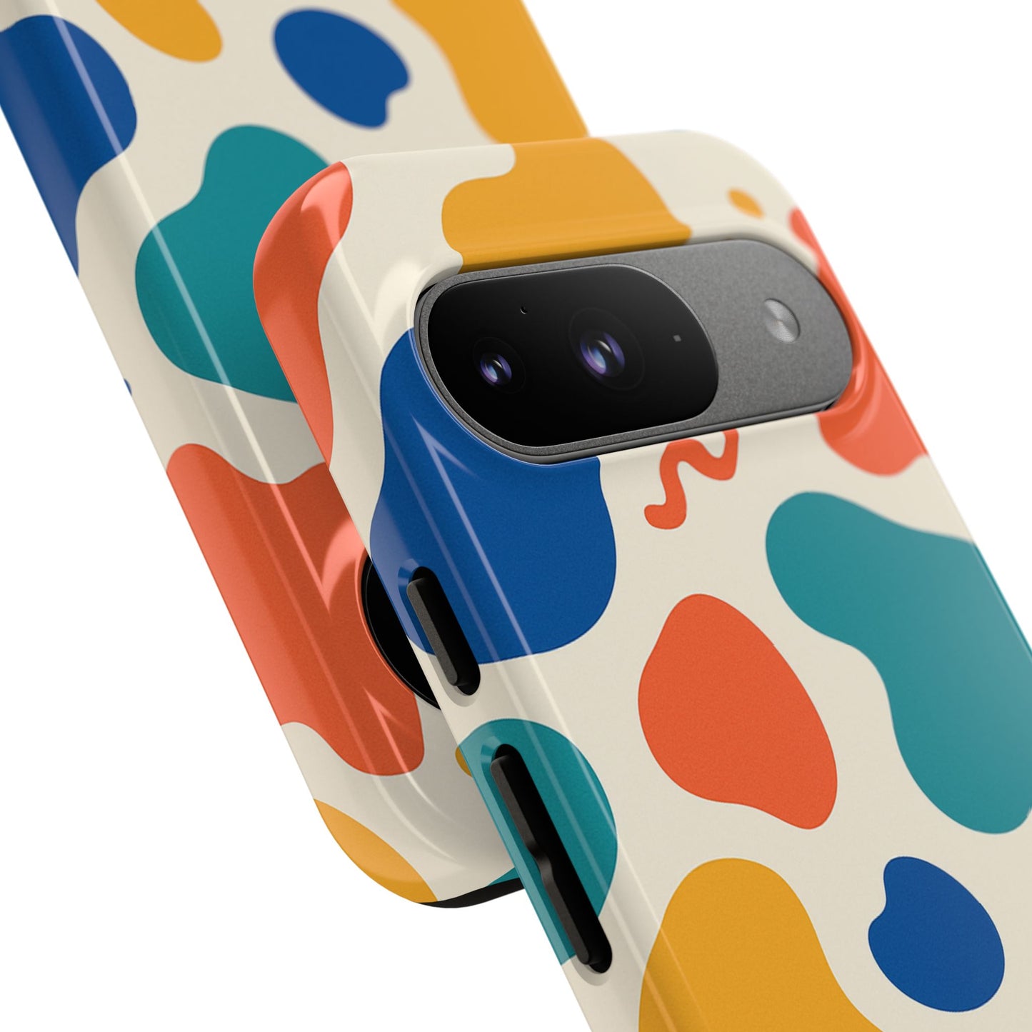 Colorful Phone Case with Abstract Design, Stylish Phone Cover, Trendy Tech Accessory for Her, Unique Gift Idea, Fun Patterned Case